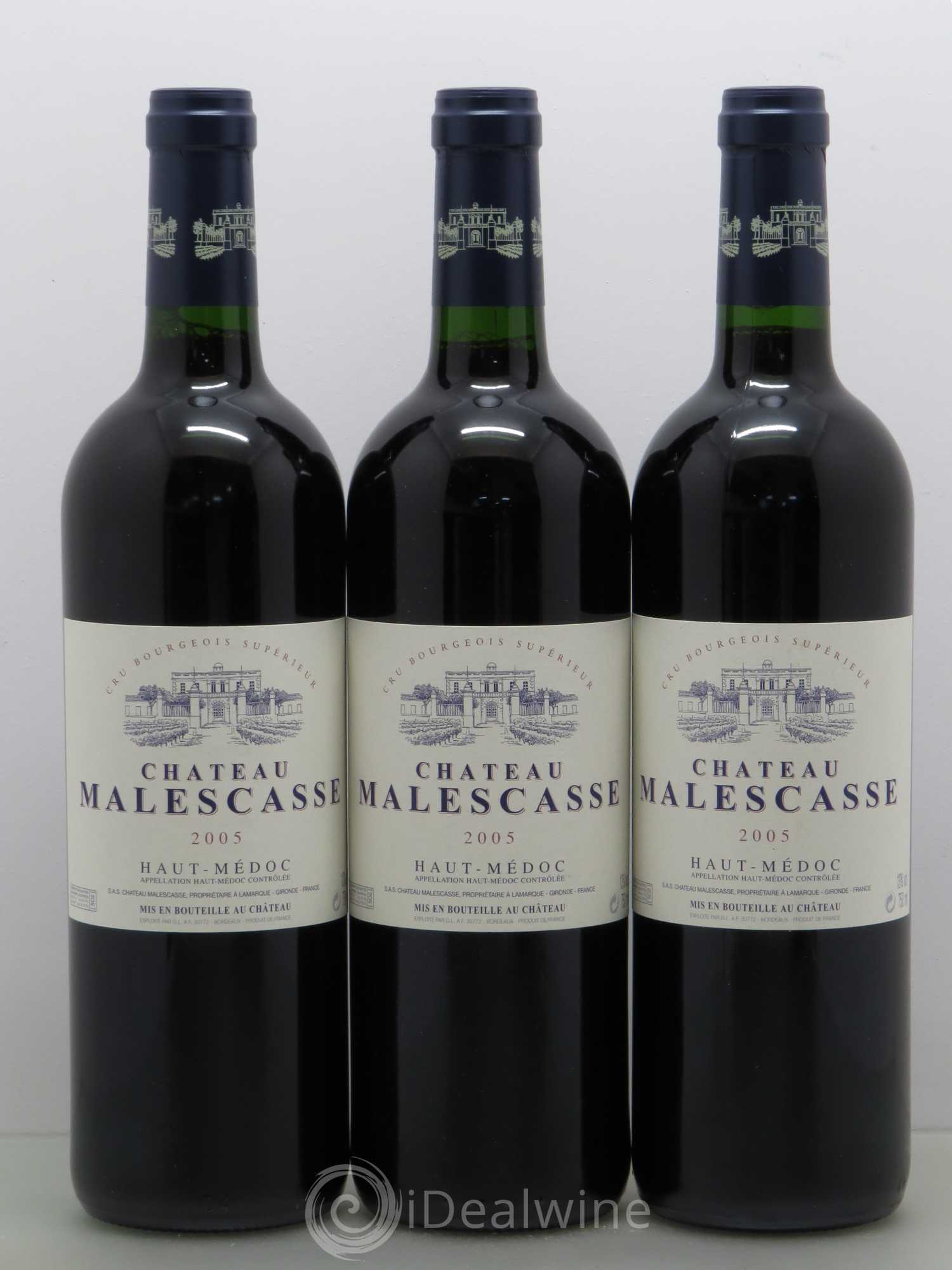 Château Malescasse Cru Bourgeois Exceptionnel 2005 - Lot de 12 bouteilles - 3
