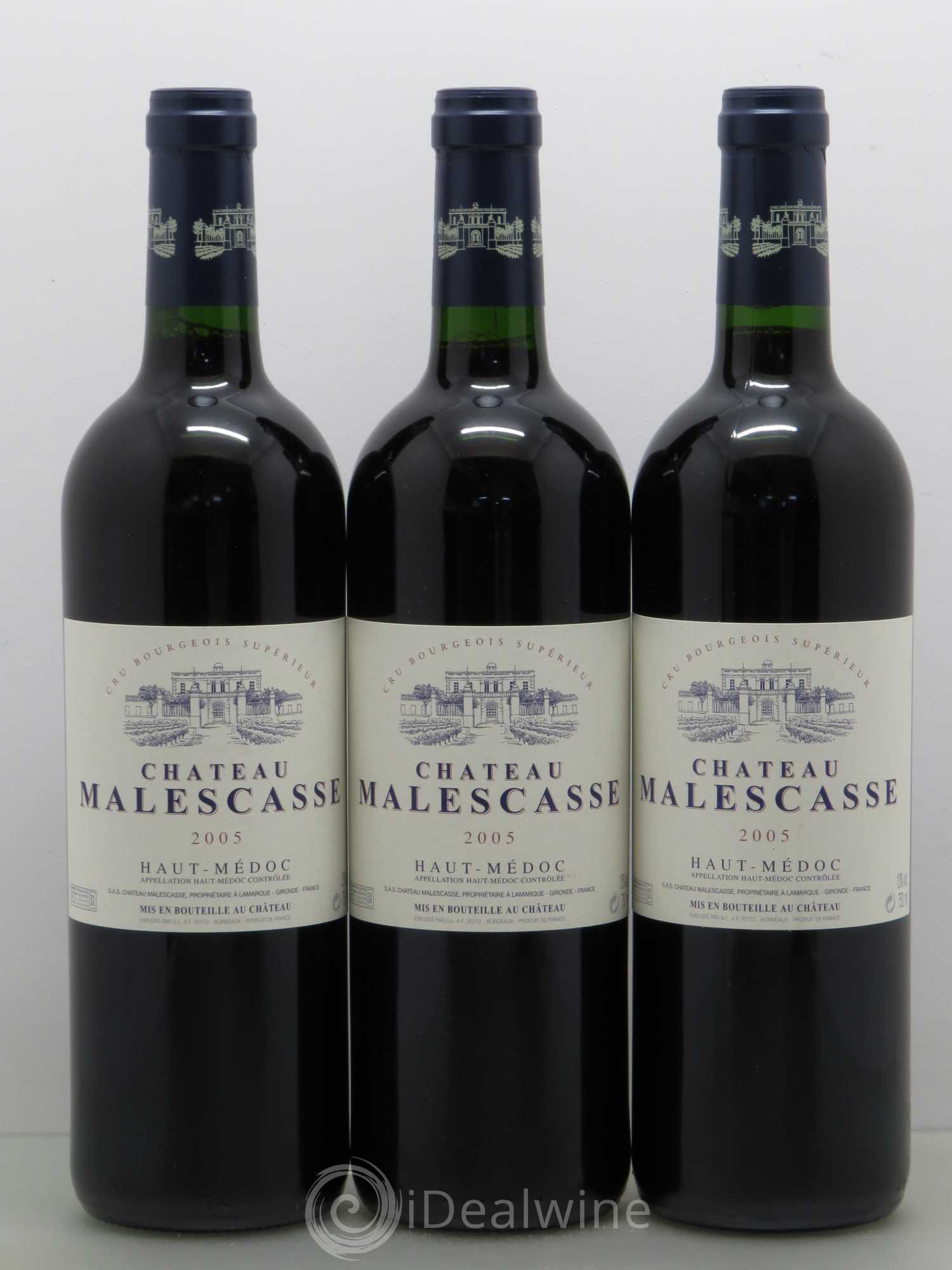 Château Malescasse Cru Bourgeois Exceptionnel 2005 - Lot de 12 bouteilles - 4