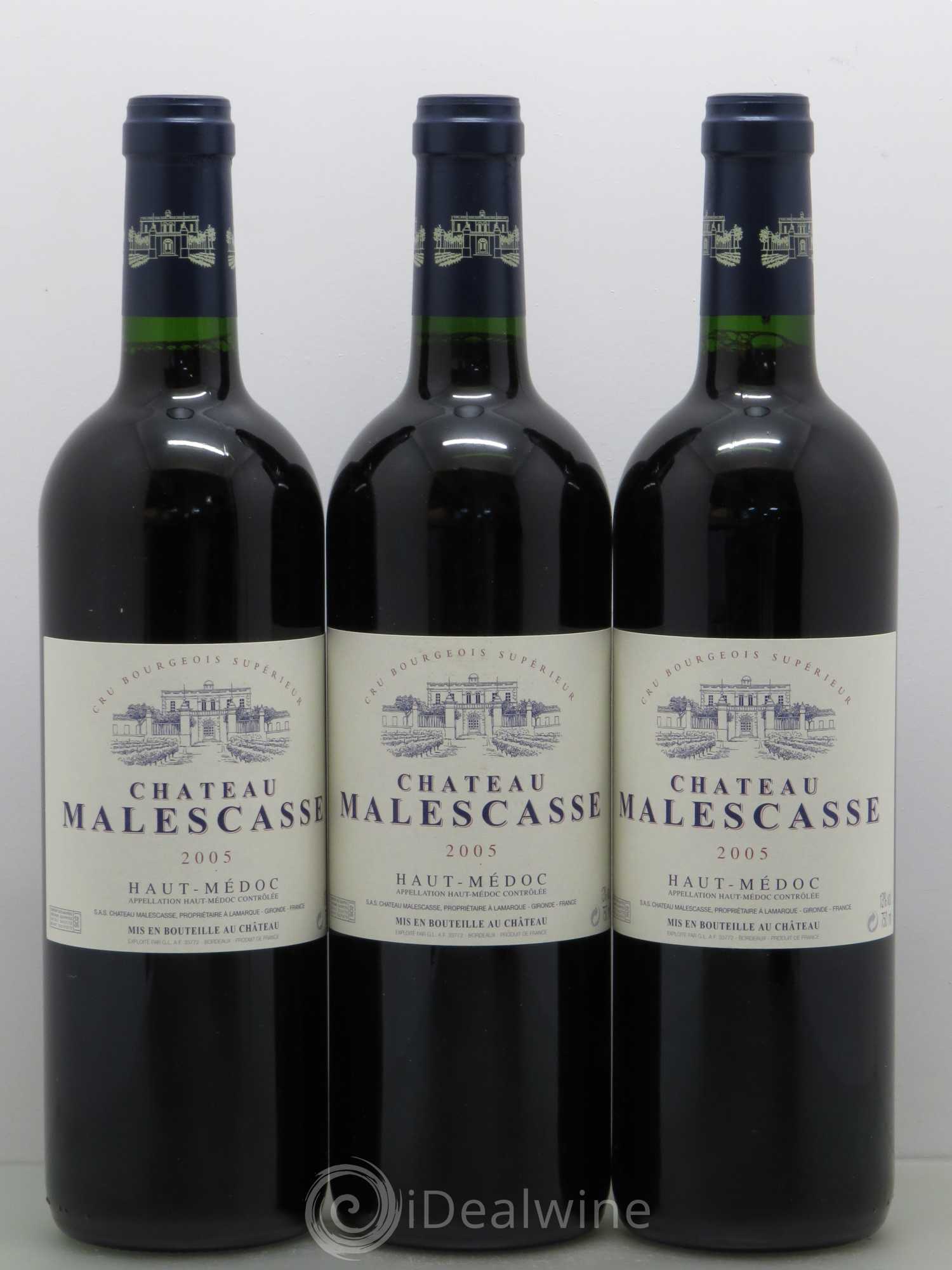 Château Malescasse Cru Bourgeois Exceptionnel 2005 - Lot de 12 bouteilles - 2