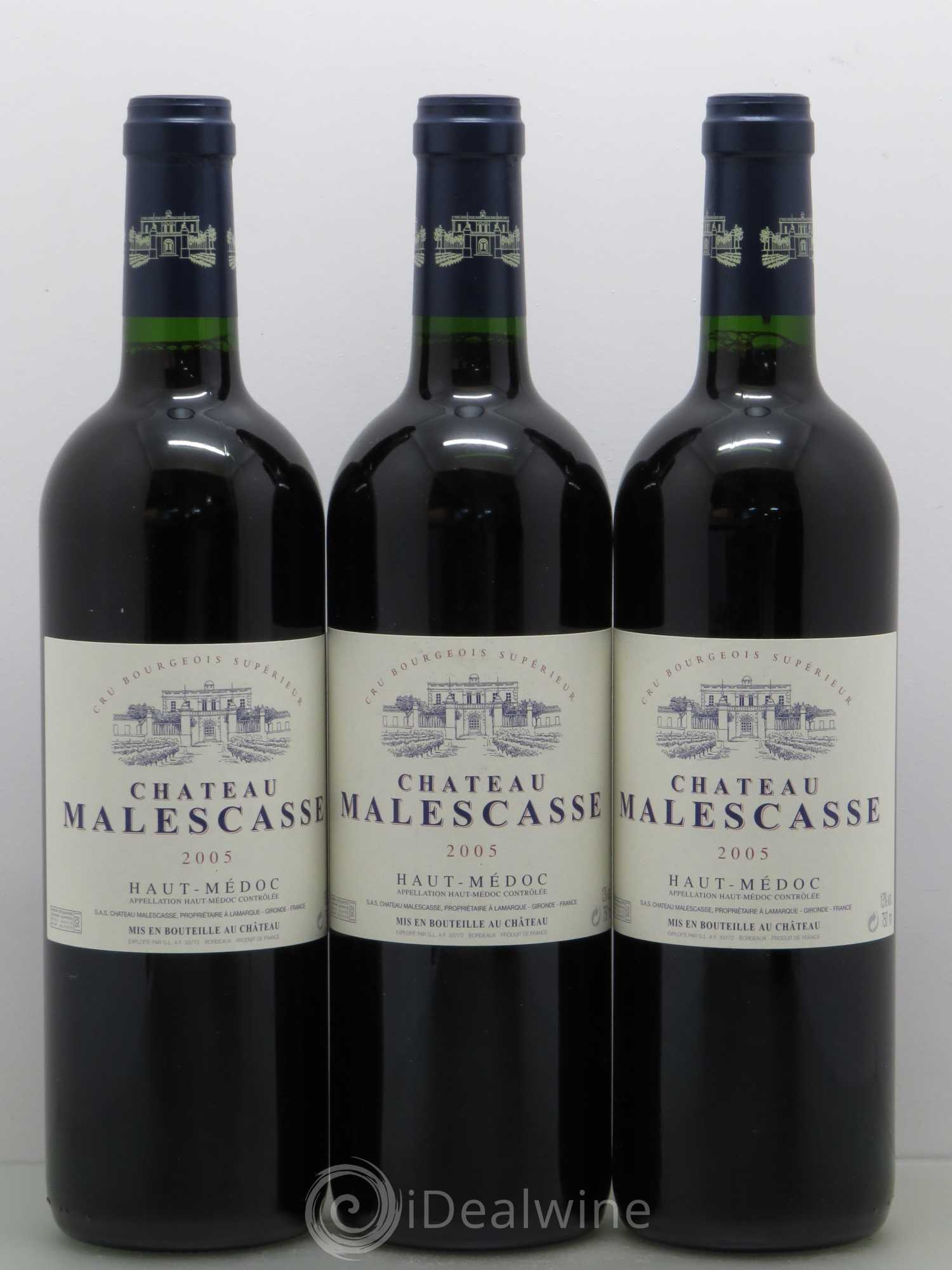 Château Malescasse Cru Bourgeois Exceptionnel 2005 - Lot de 12 bouteilles - 3