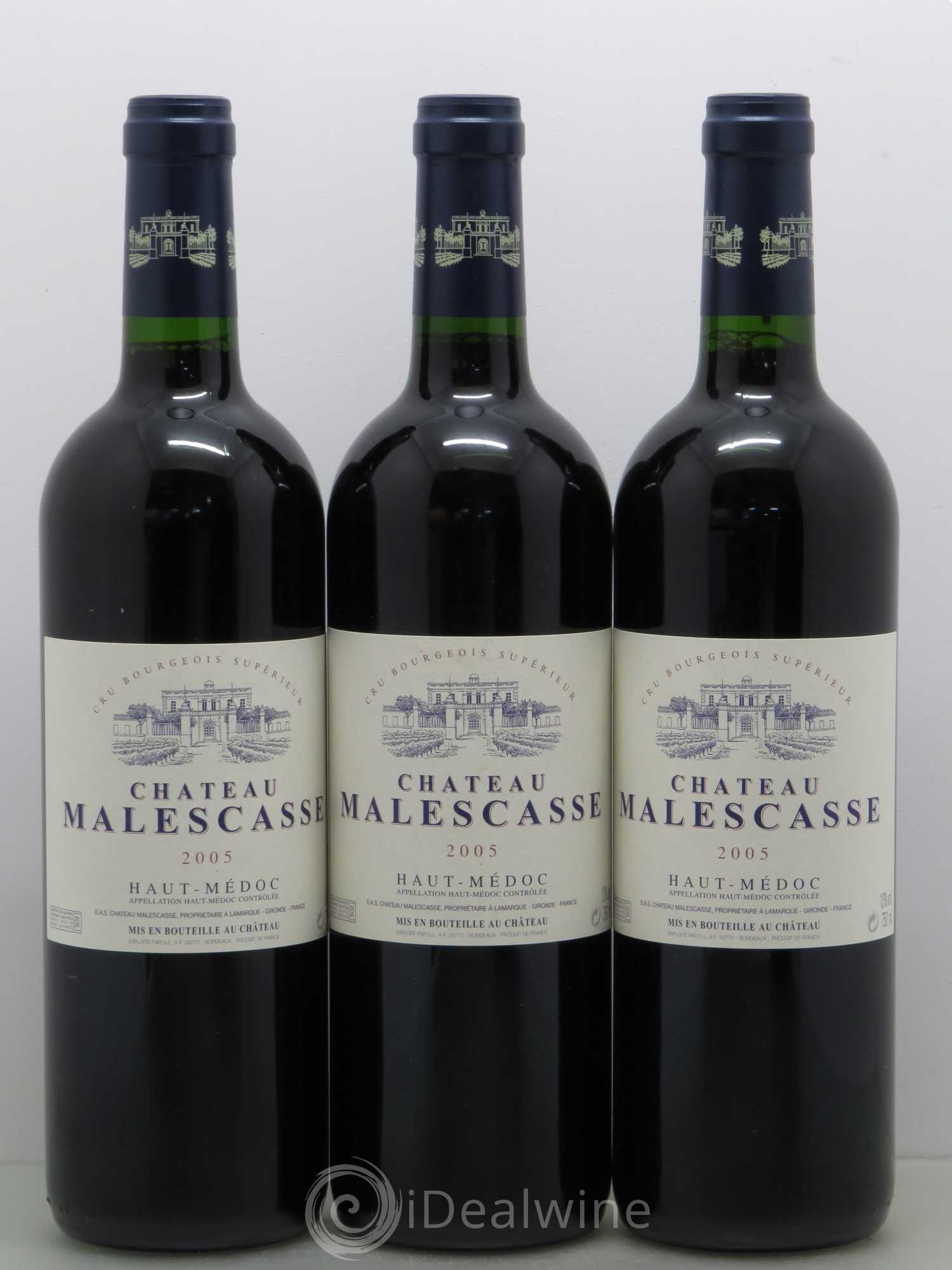 Château Malescasse Cru Bourgeois Exceptionnel 2005 - Lot de 12 bouteilles - 2