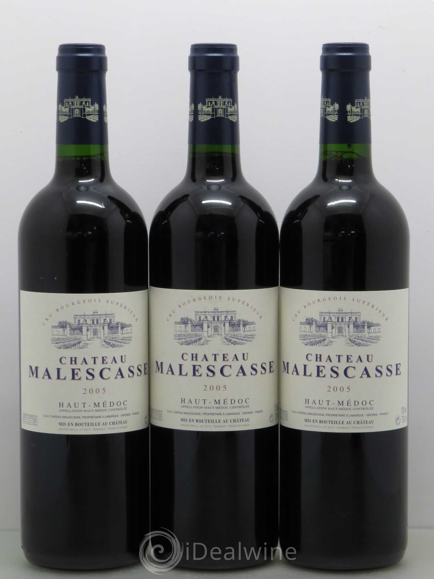Château Malescasse Cru Bourgeois Exceptionnel 2005 - Lot de 12 bouteilles - 3