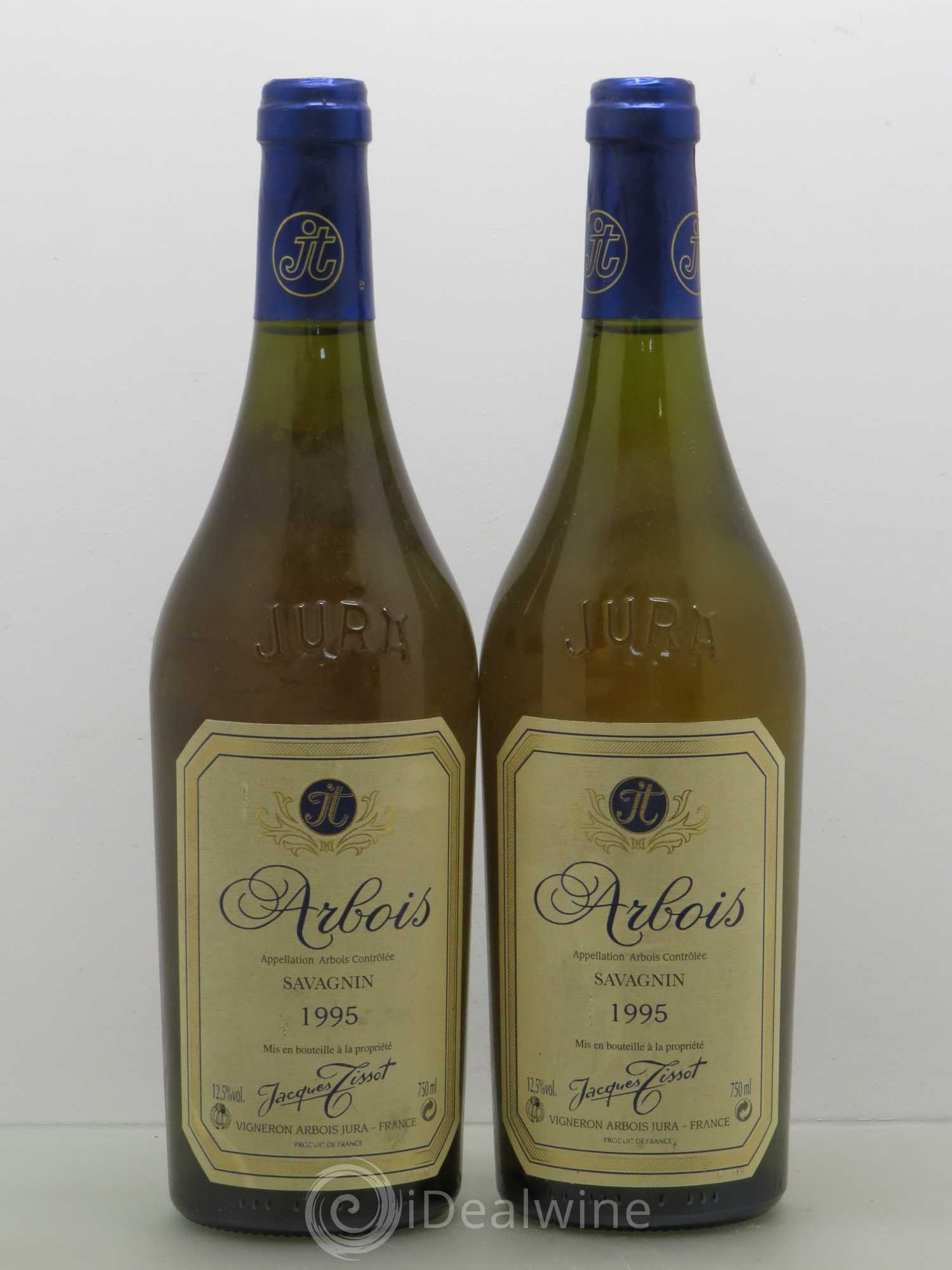 Arbois Savagnin Jacques Tissot 1995 - Lot de 2 bouteilles - 0