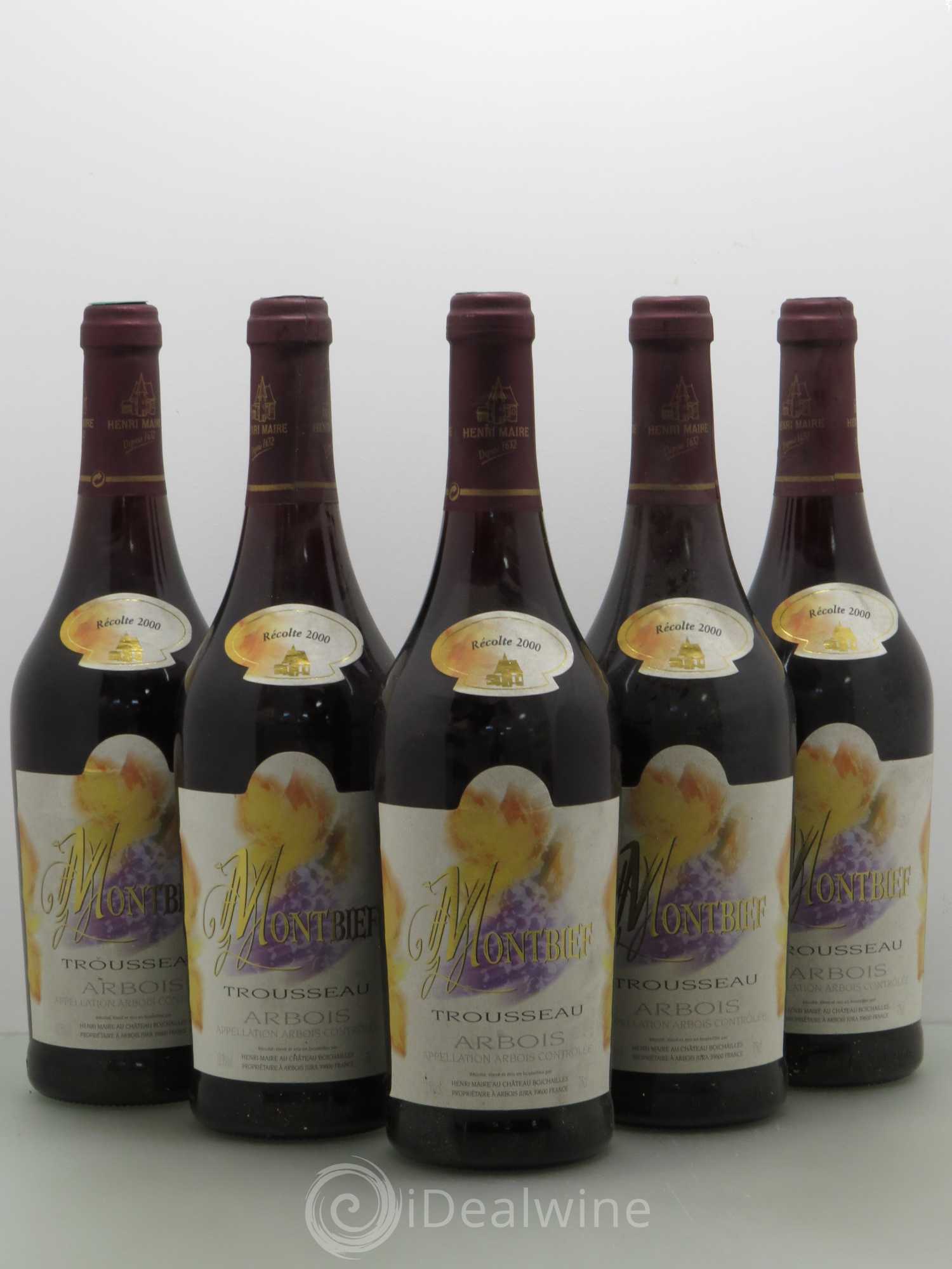 Arbois Henri Maire Domaine Du Montbief Trousseau 2000 - Posten von 5 Flaschen - 0