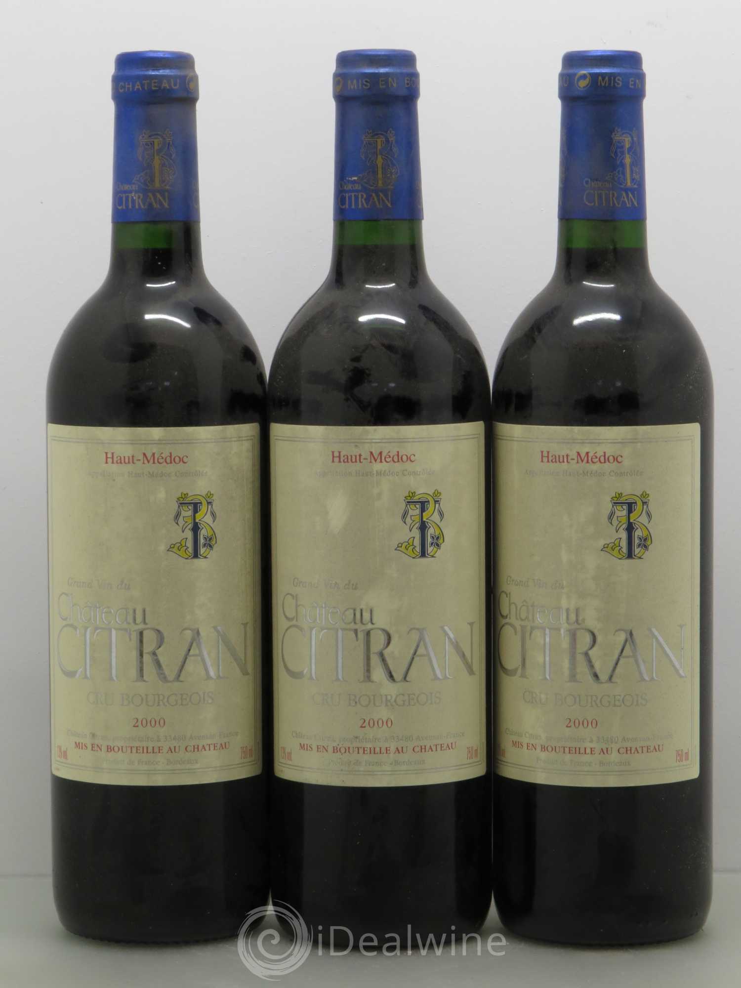 Château Citran Cru Bourgeois 2000 - Lot de 12 bouteilles - 3