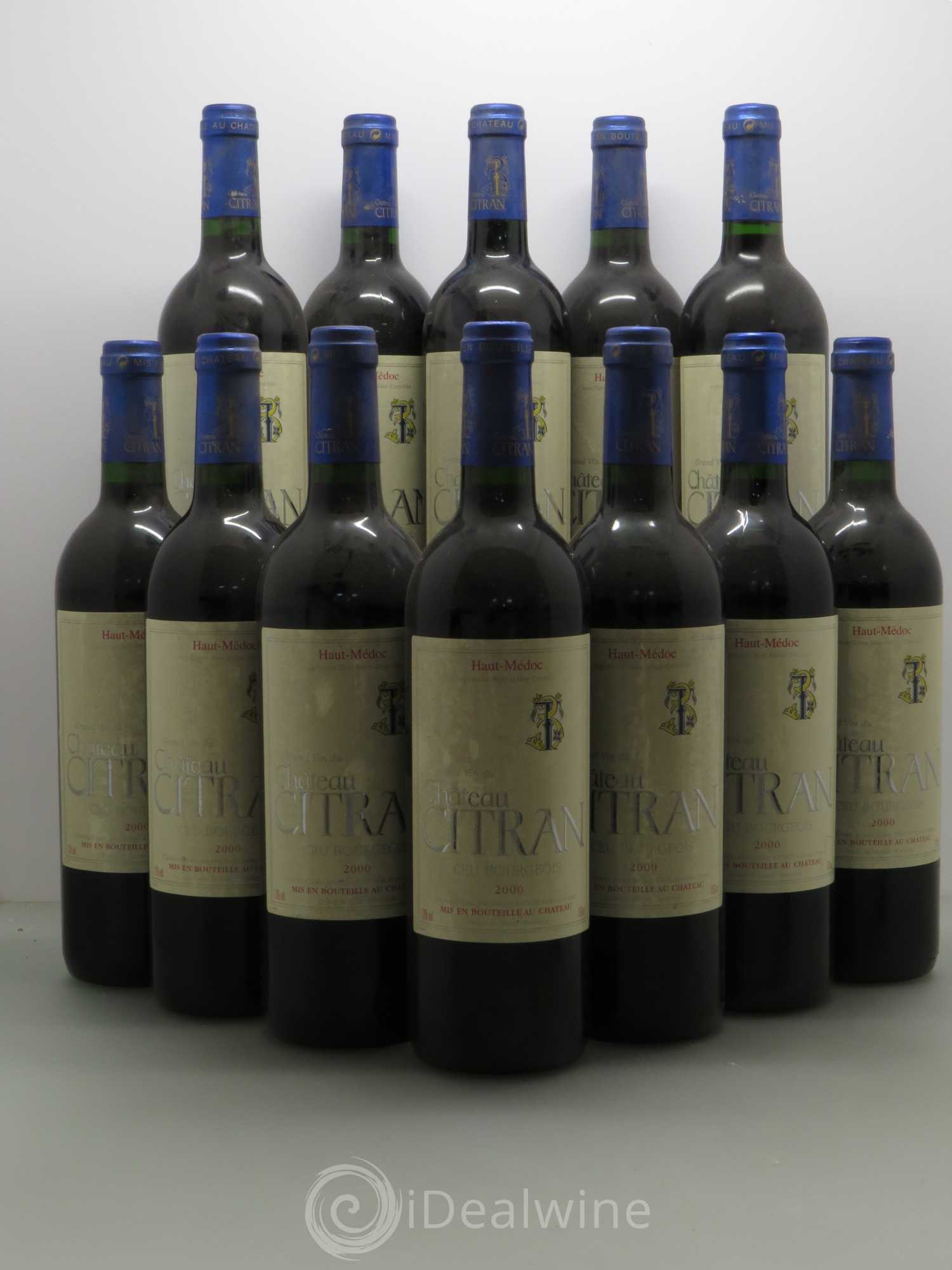 Château Citran Cru Bourgeois 2000 - Lot de 12 bouteilles - 0