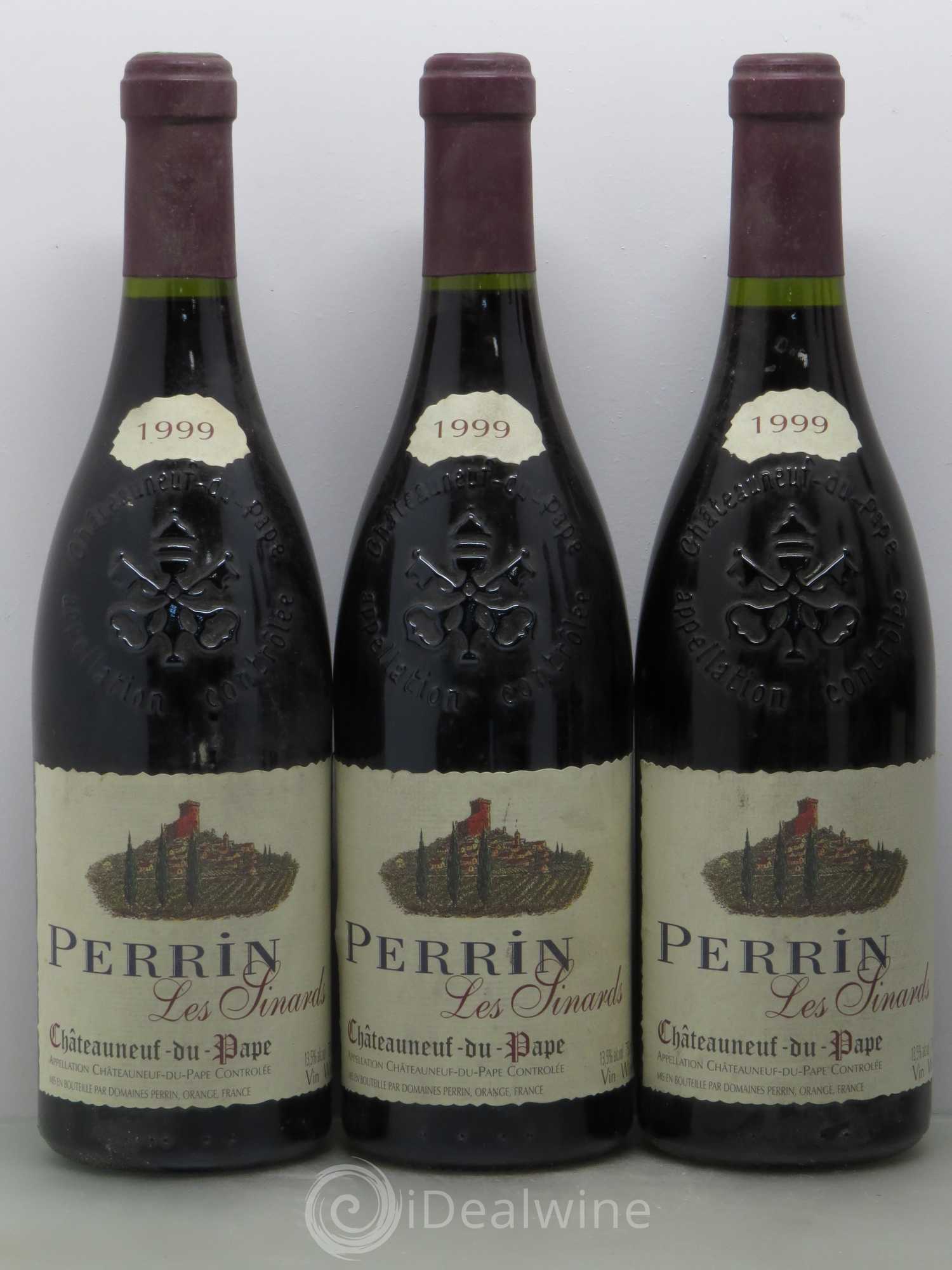 Châteauneuf-du-Pape Perrin & Fils Les Sinards 1999 - Lot de 6 bouteilles - 1