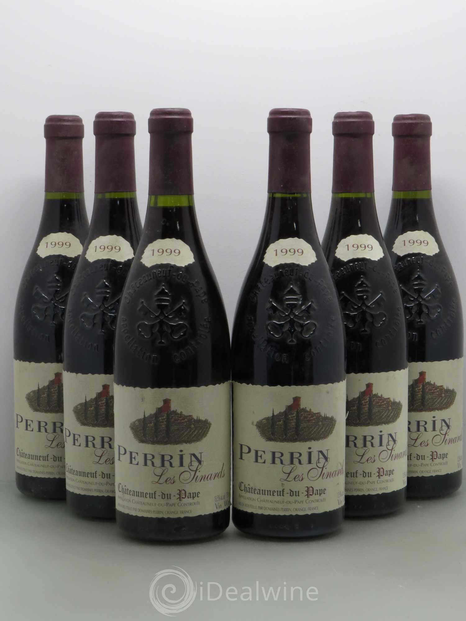Châteauneuf-du-Pape Perrin & Fils Les Sinards 1999 - Lot de 6 bouteilles - 0