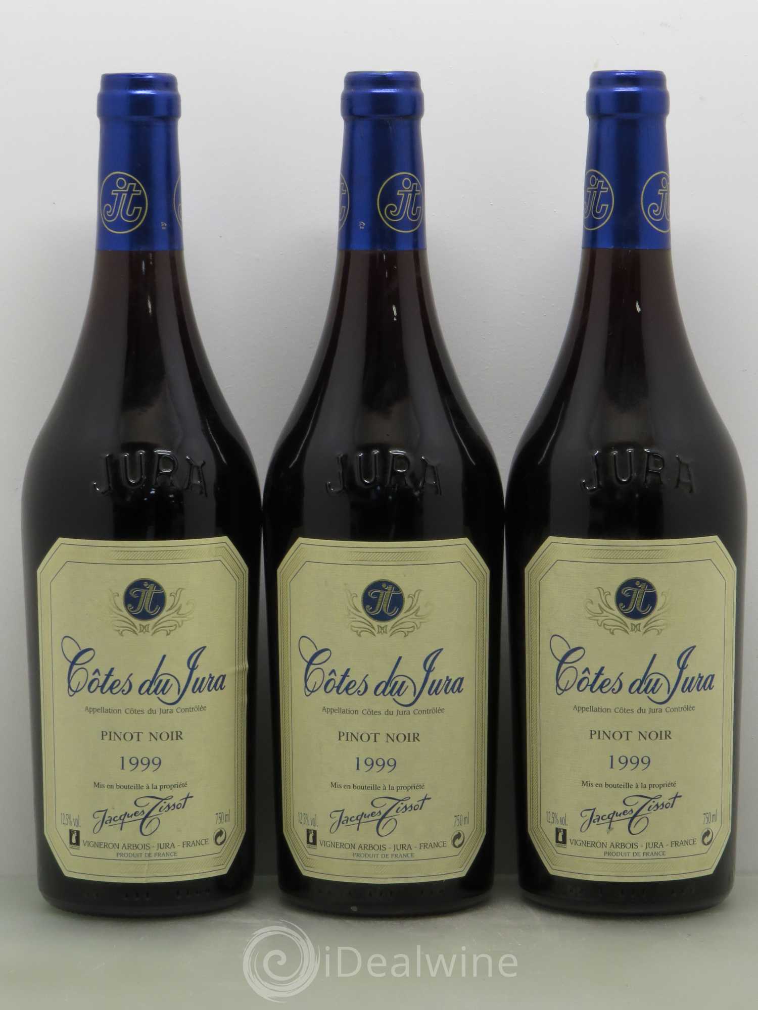 Côtes du Jura Jacques Tissot 1999 - Lot de 3 bouteilles - 0