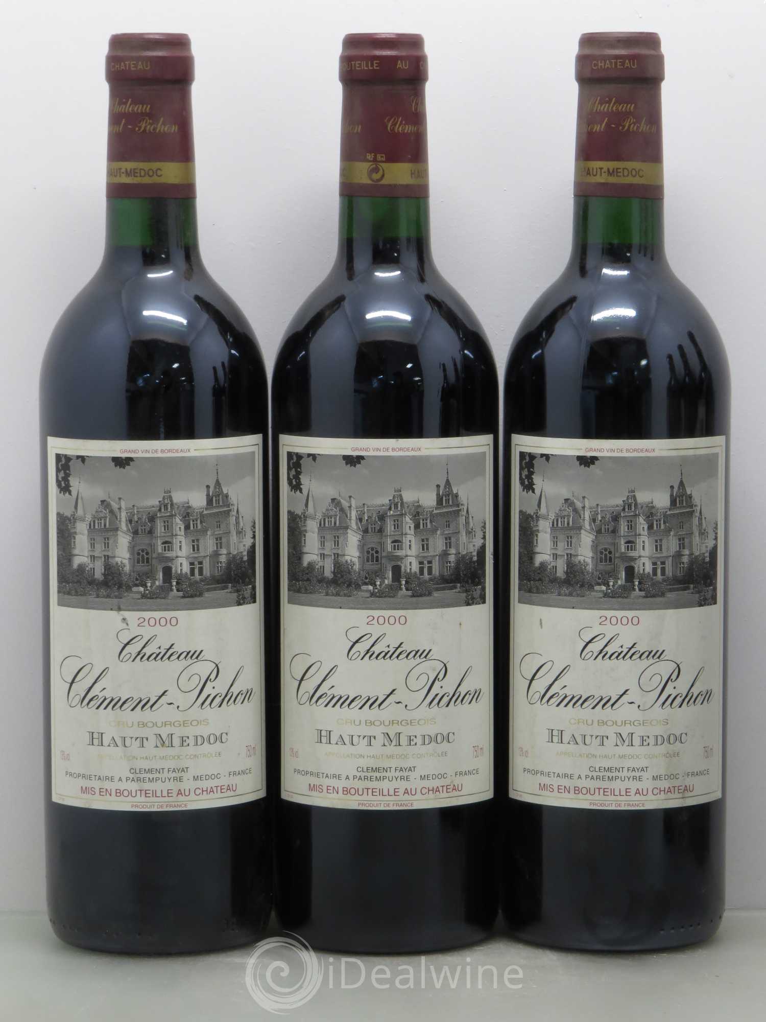 Château Clément-Pichon Cru Bourgeois 2000 - Lot de 12 bouteilles - 3
