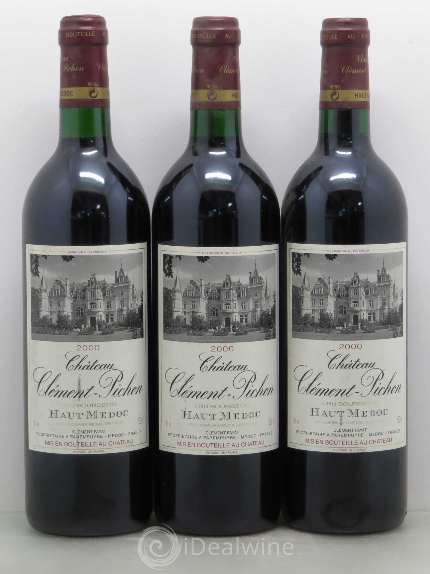 Château Clément-Pichon Cru Bourgeois 2000 - Lot de 12 bouteilles - 4