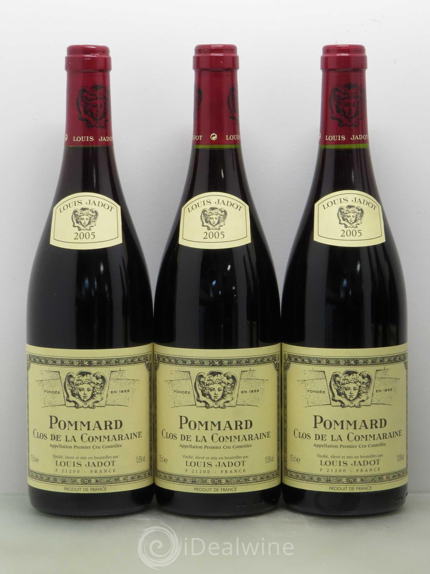 Pommard 1er Cru Clos de La Commaraine Louis Jadot 2005 - Posten von 6 Flaschen - 1