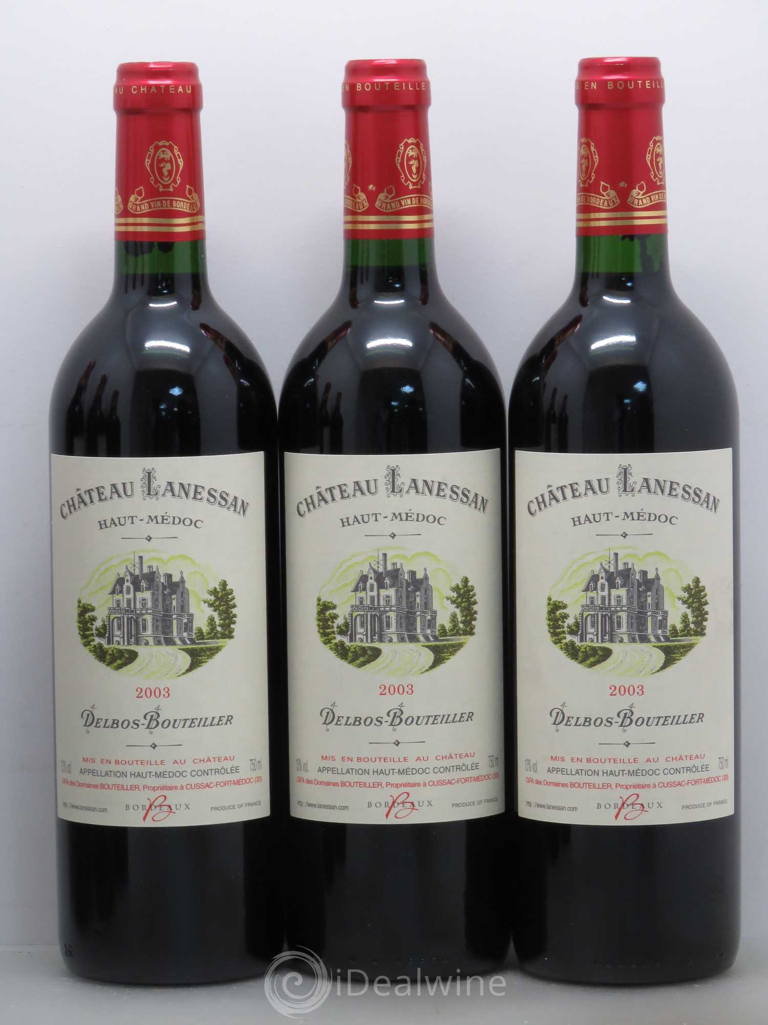 Château Lanessan Cru Bourgeois 2003 - Lot de 6 bouteilles - 1