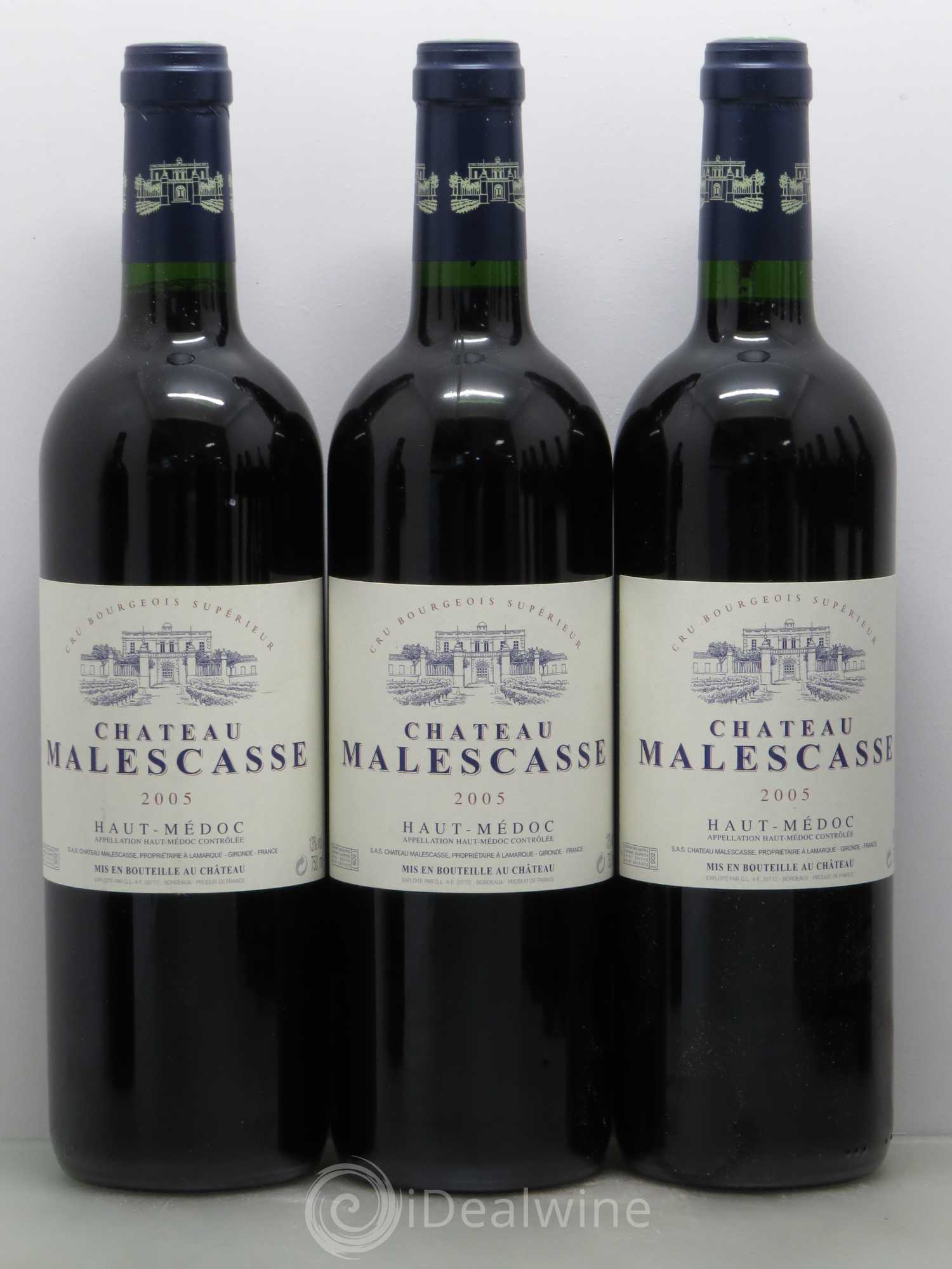 Château Malescasse Cru Bourgeois Exceptionnel 2005 - Lot de 12 bouteilles - 2
