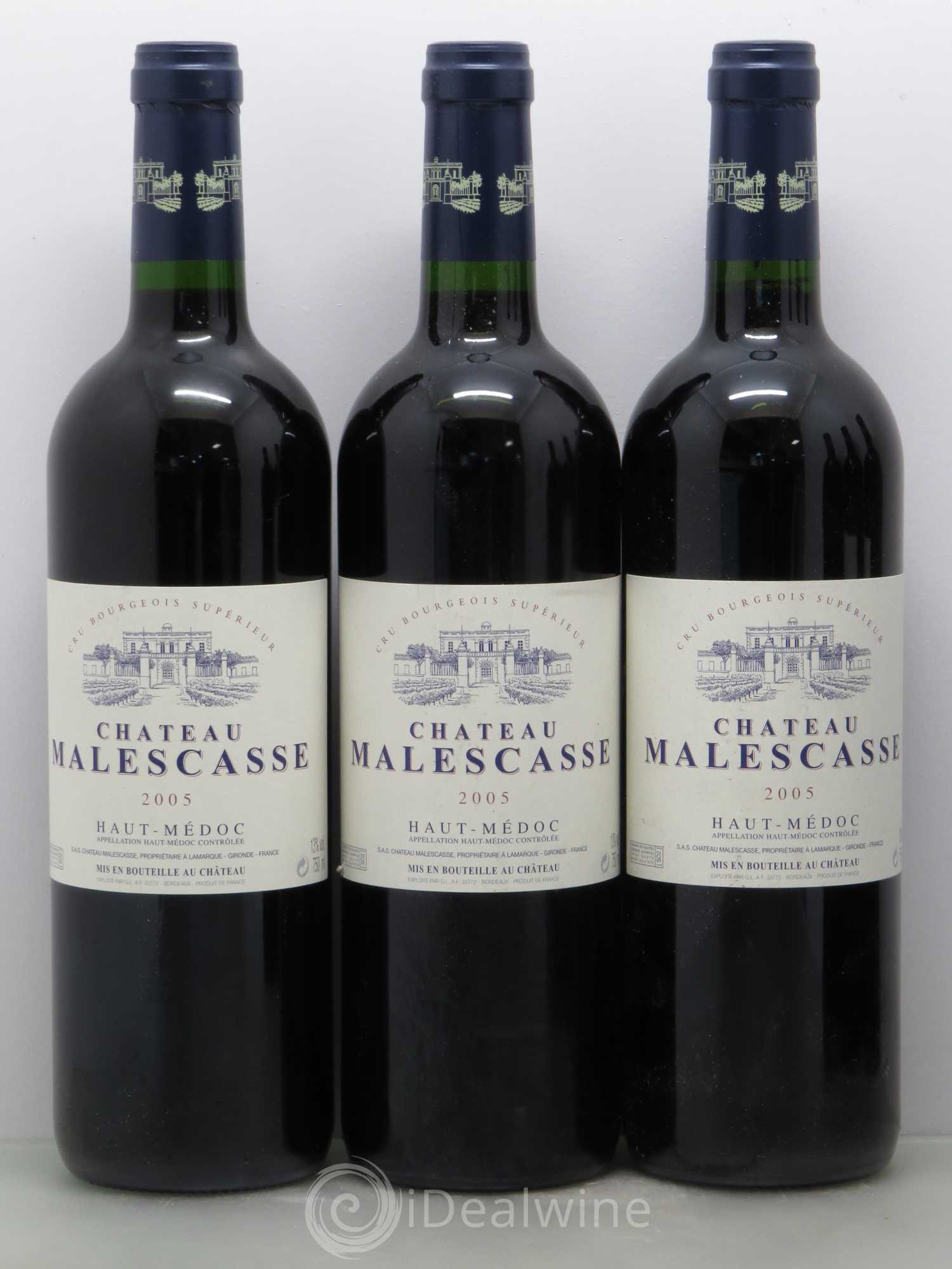 Château Malescasse Cru Bourgeois Exceptionnel 2005 - Lot de 12 bouteilles - 3