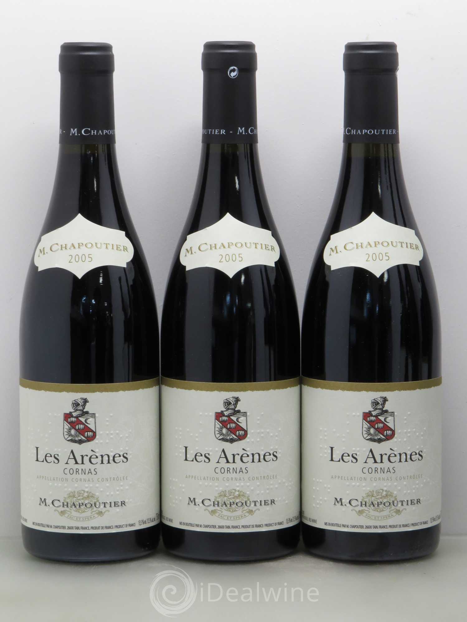 Cornas Les Arenes Chapoutier 2005 - Posten von 6 Flaschen - 1