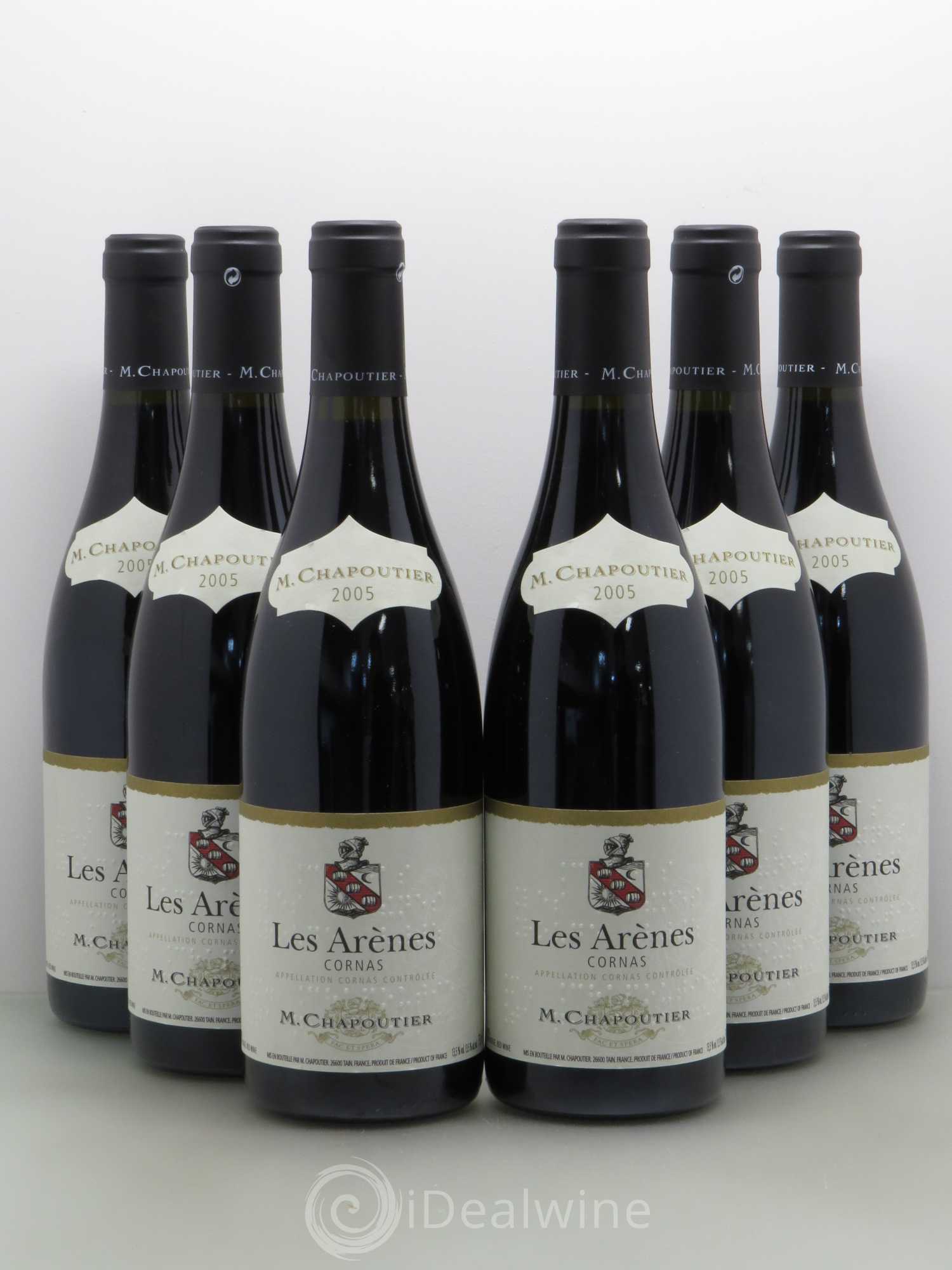 Cornas Les Arenes Chapoutier 2005 - Posten von 6 Flaschen - 0