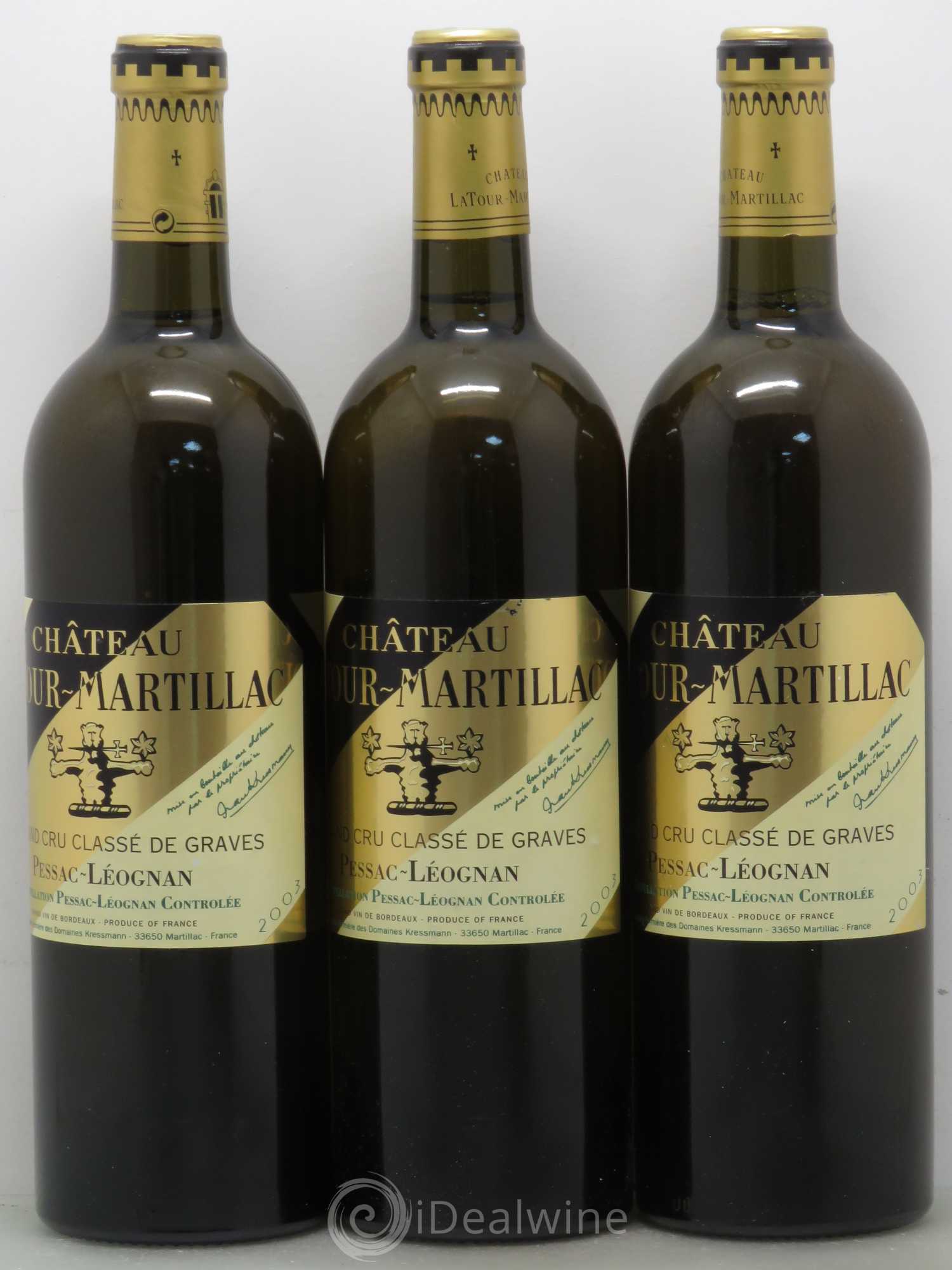 Château Latour-Martillac Cru Classé de Graves 2003 - Lot de 6 bouteilles - 2
