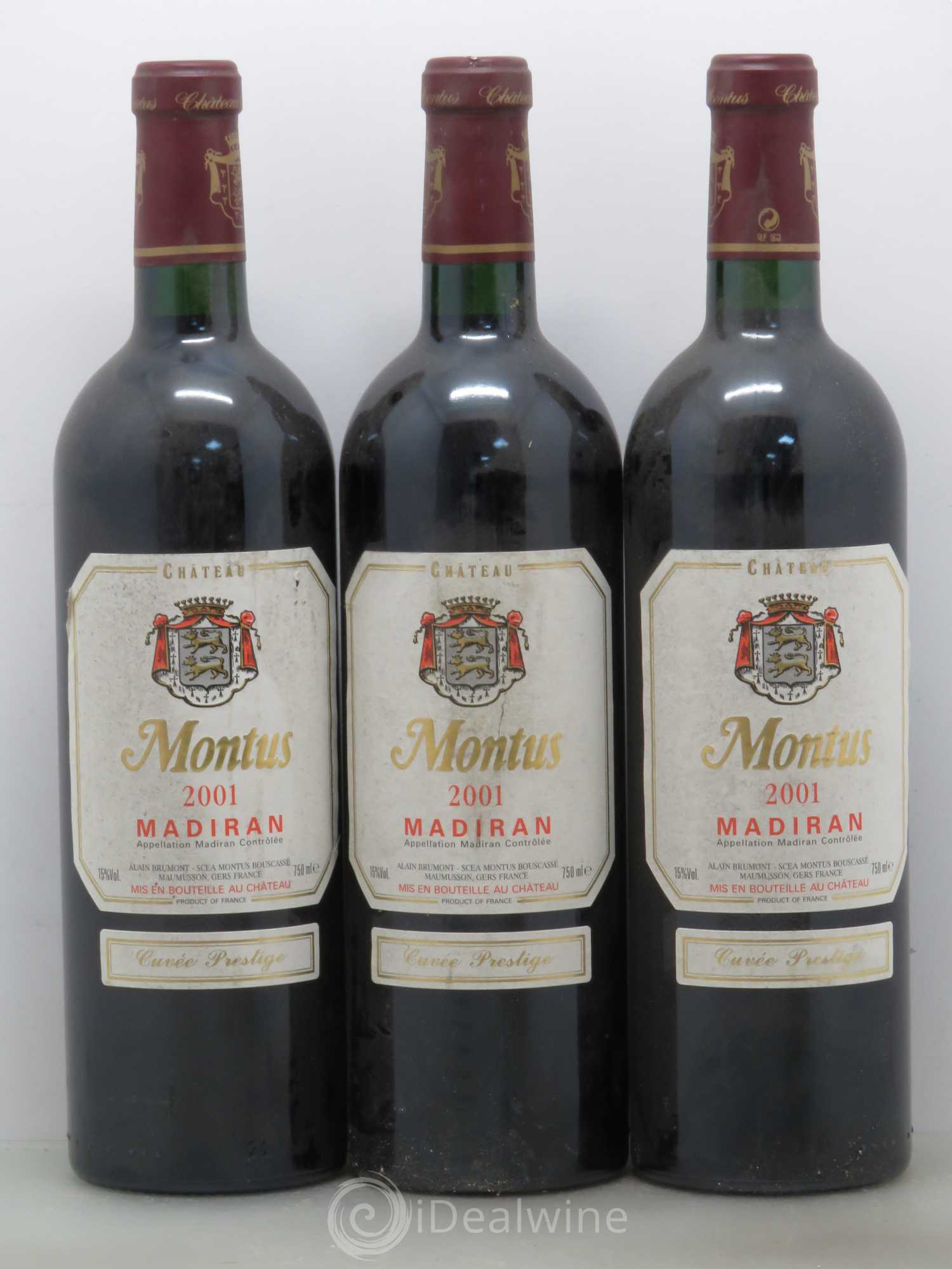 Madiran Château Montus-Prestige Alain Brumont 2001 - Lot de 12 bouteilles - 4
