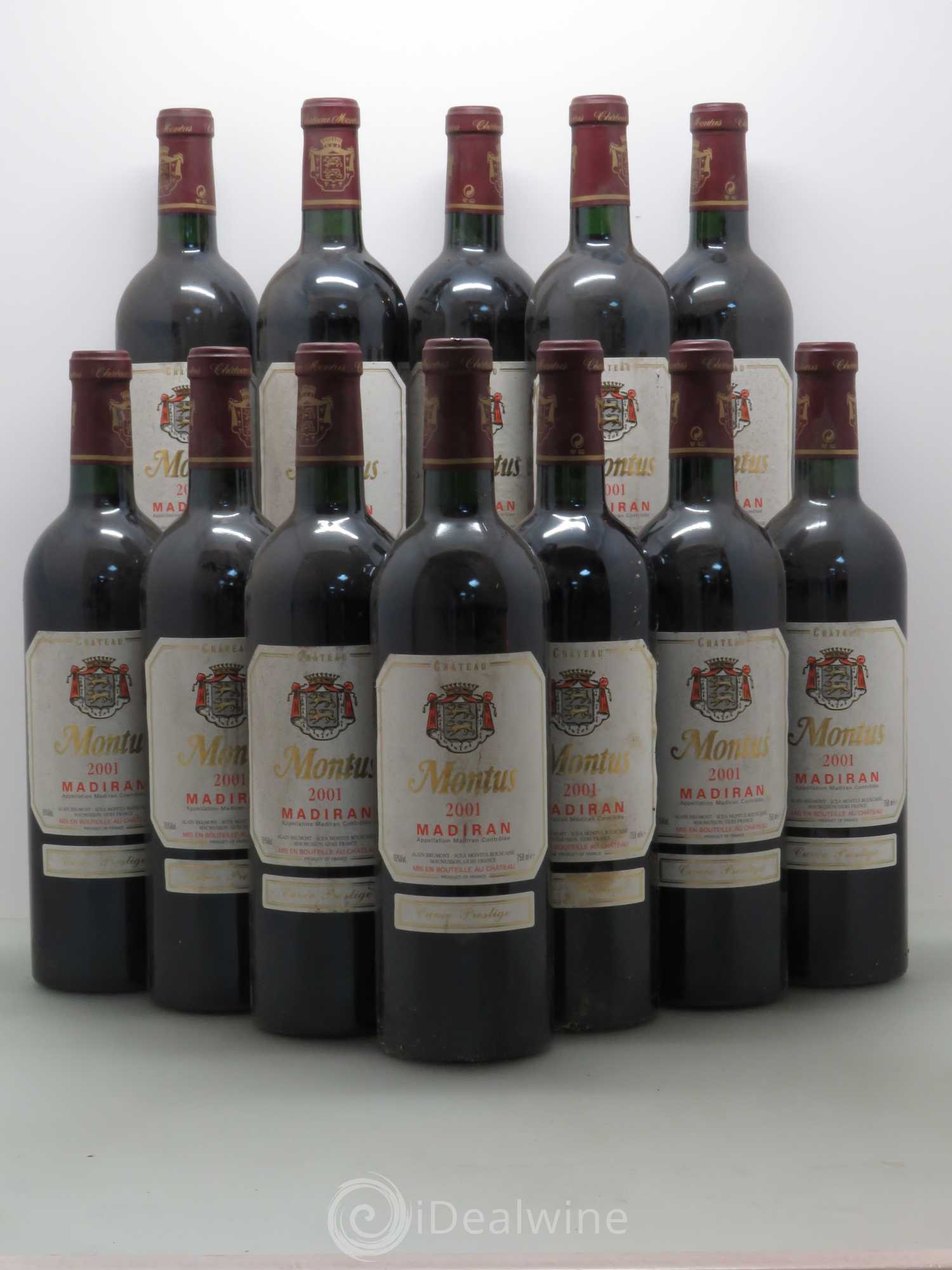 Madiran Château Montus-Prestige Alain Brumont 2001 - Lot de 12 bouteilles - 0