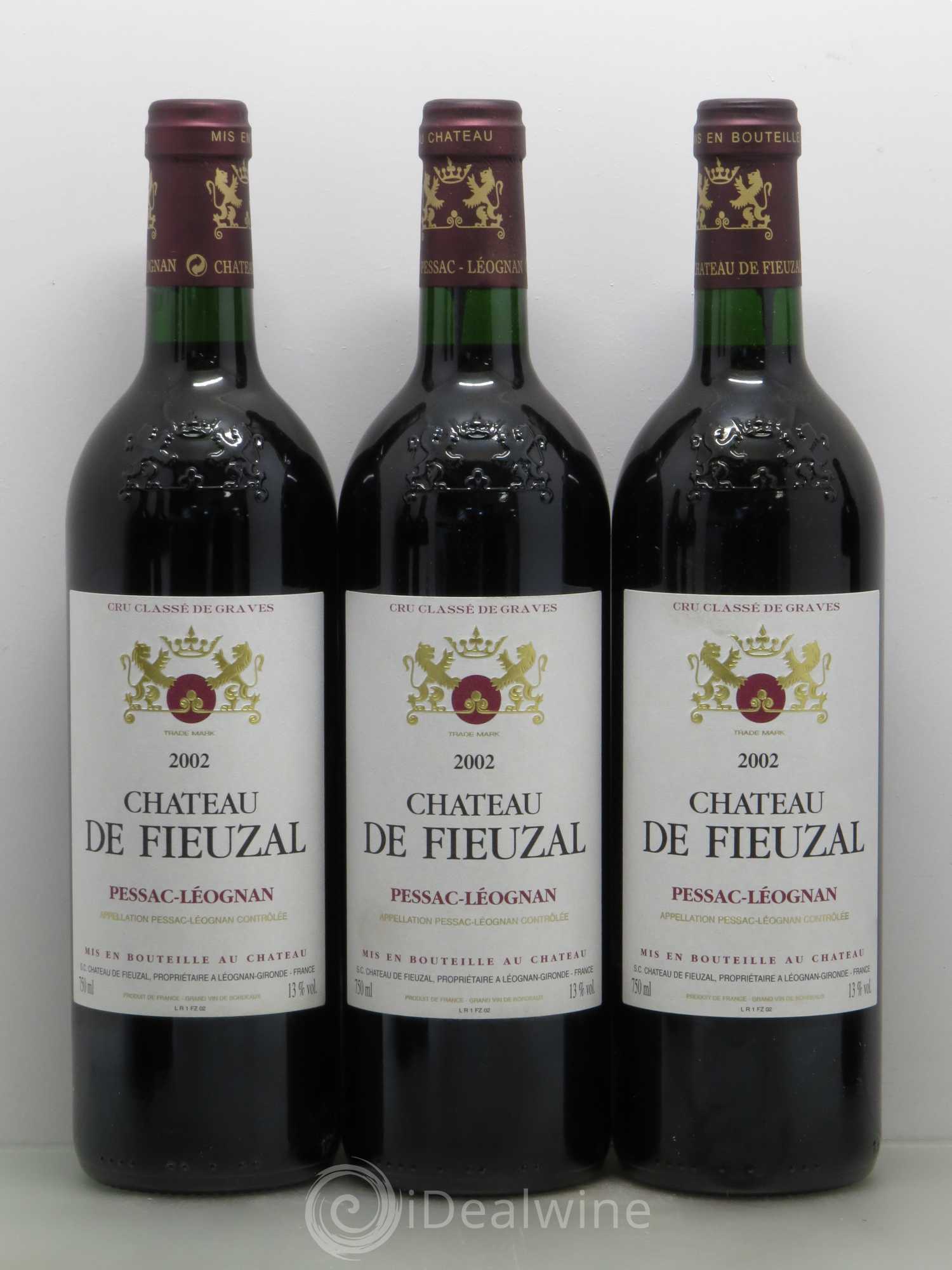 Château de Fieuzal Cru Classé de Graves 2002 - Lot de 12 bouteilles - 3