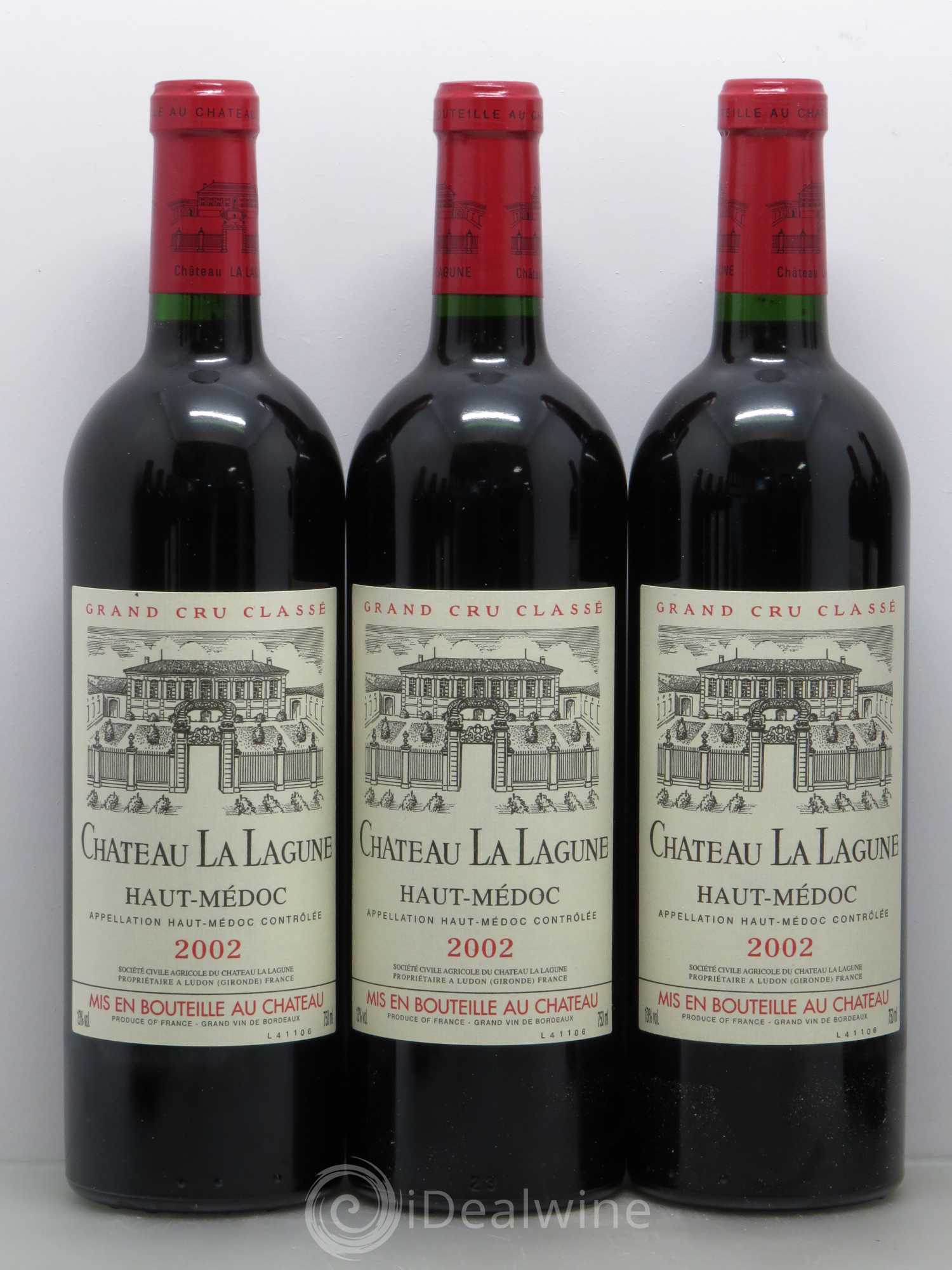 Château la Lagune 3ème Grand Cru Classé 2002 - Lot de 12 bouteilles - 2