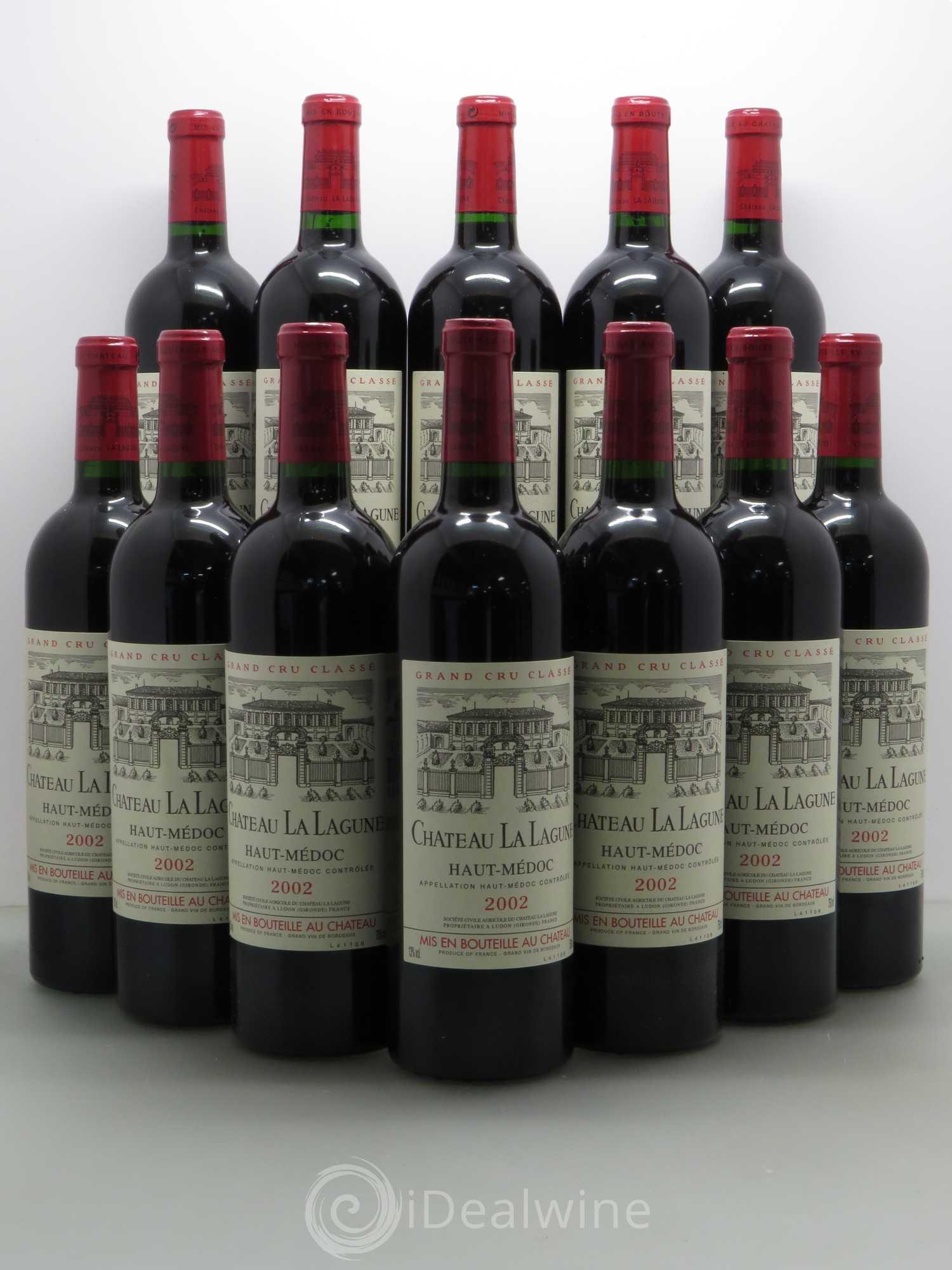 Château la Lagune 3ème Grand Cru Classé 2002 - Lot de 12 bouteilles - 0