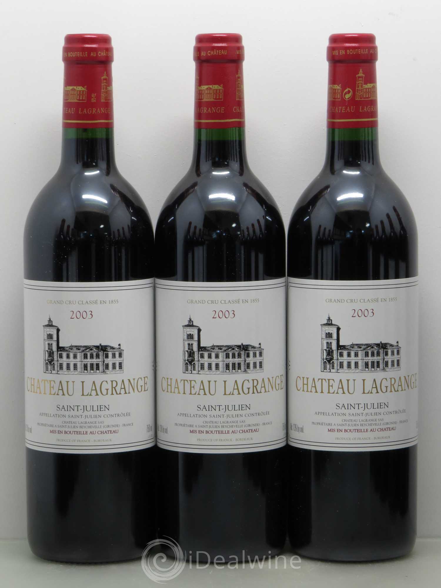 Château Lagrange 3ème Grand Cru Classé 2003 - Lot de 12 bouteilles - 1