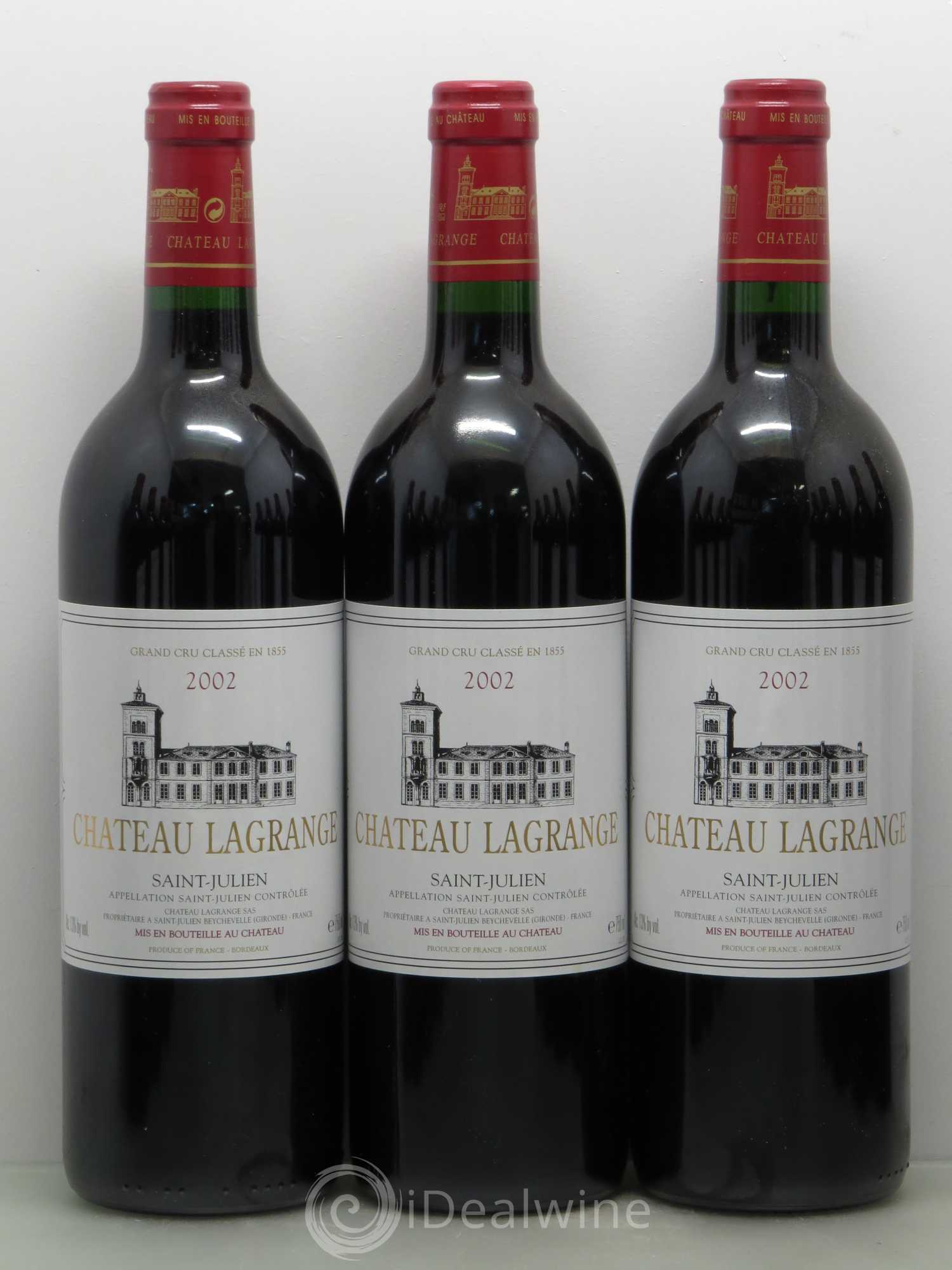 Château Lagrange 3ème Grand Cru Classé 2002 - Lot de 12 bouteilles - 1