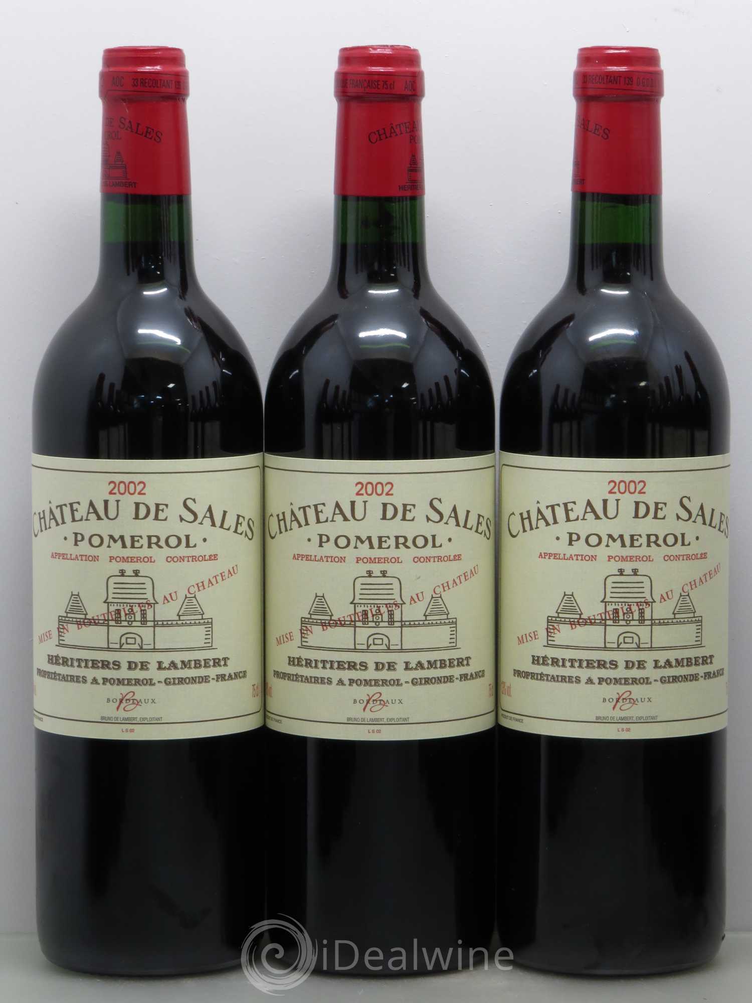 Château de Sales 2002 - Lot de 12 bouteilles - 1