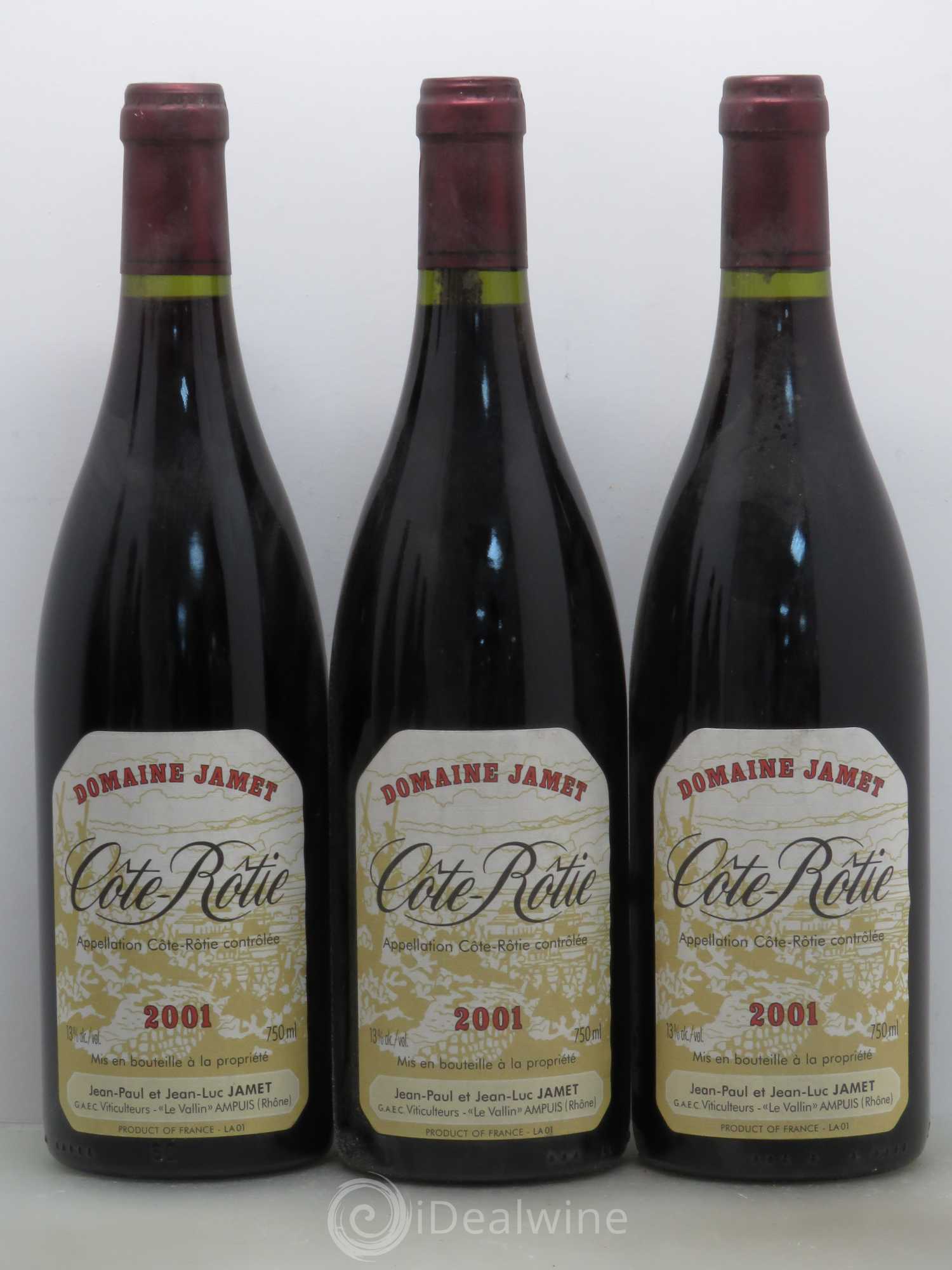 Côte-Rôtie Jamet (Domaine) 2001 - Lot de 6 bouteilles - 1