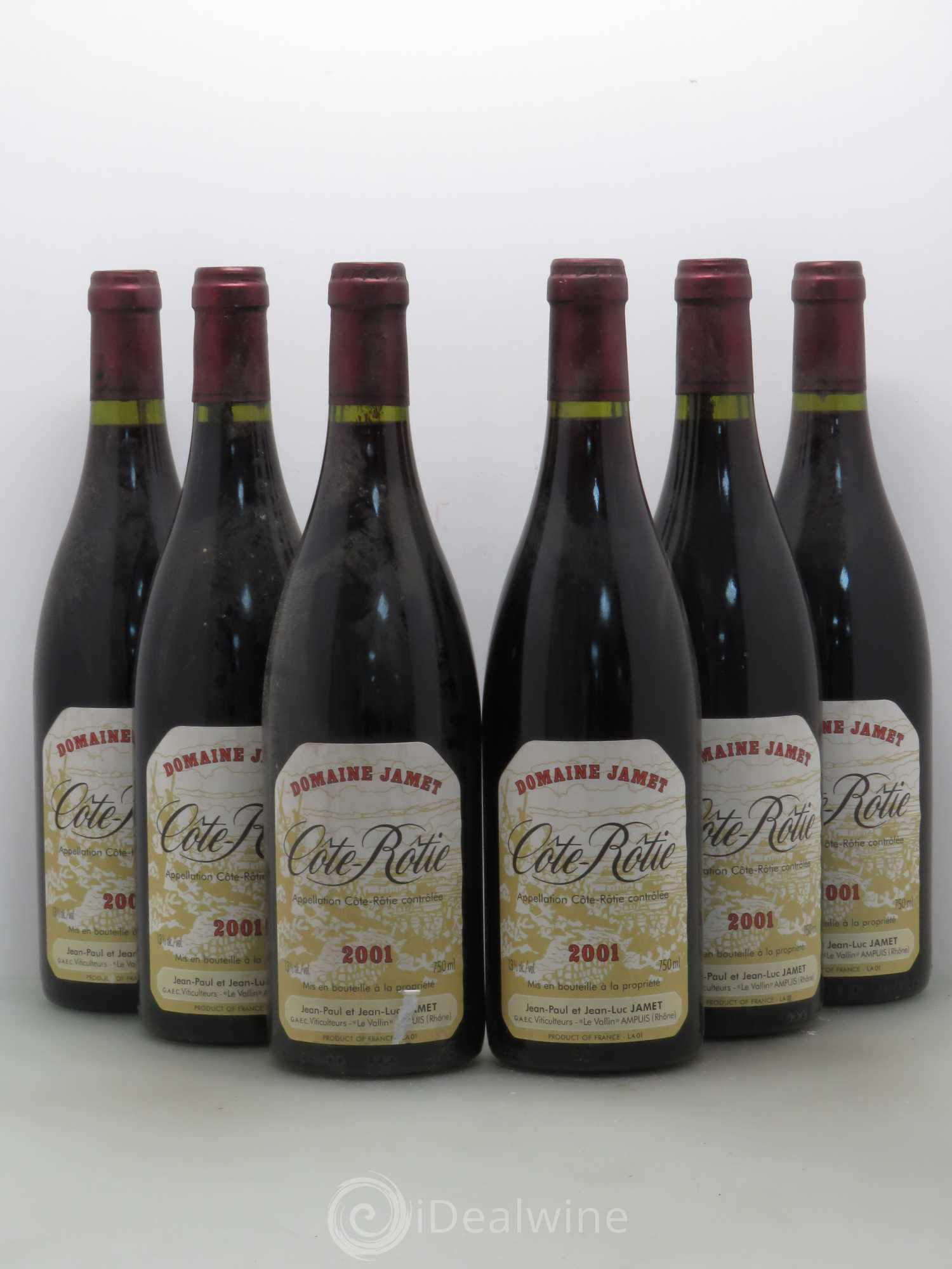 Côte-Rôtie Jamet (Domaine) 2001 - Lot de 6 bouteilles - 0
