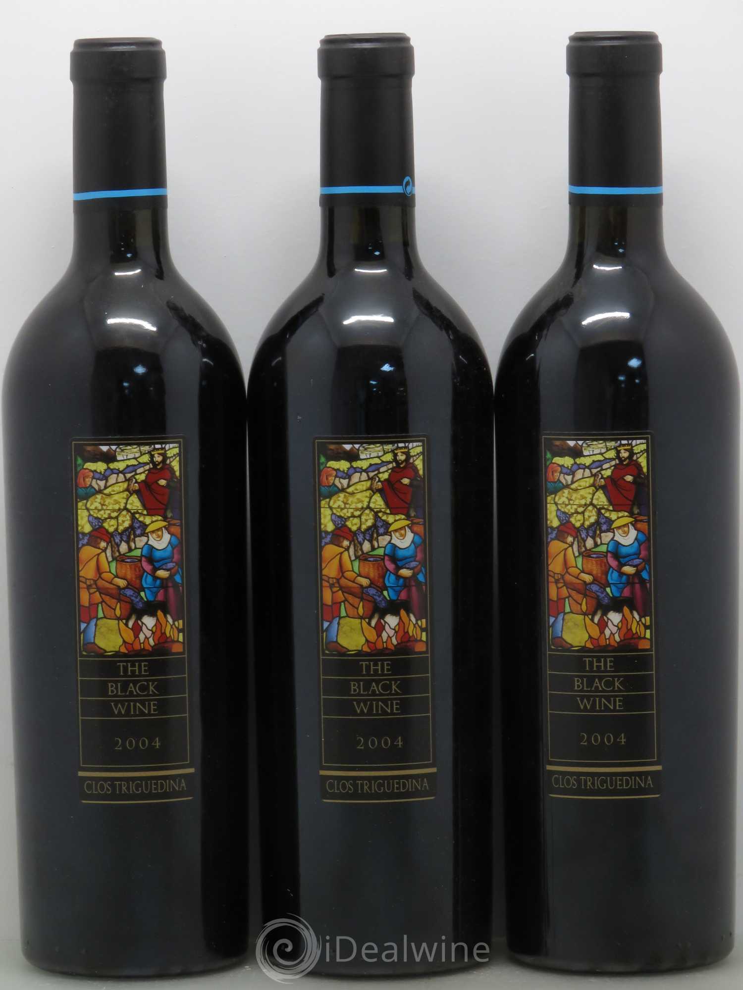 Cahors Clos Triguedina New Black Wine Jean-Luc Baldès 2004 - Lot of 6 bottles - 2
