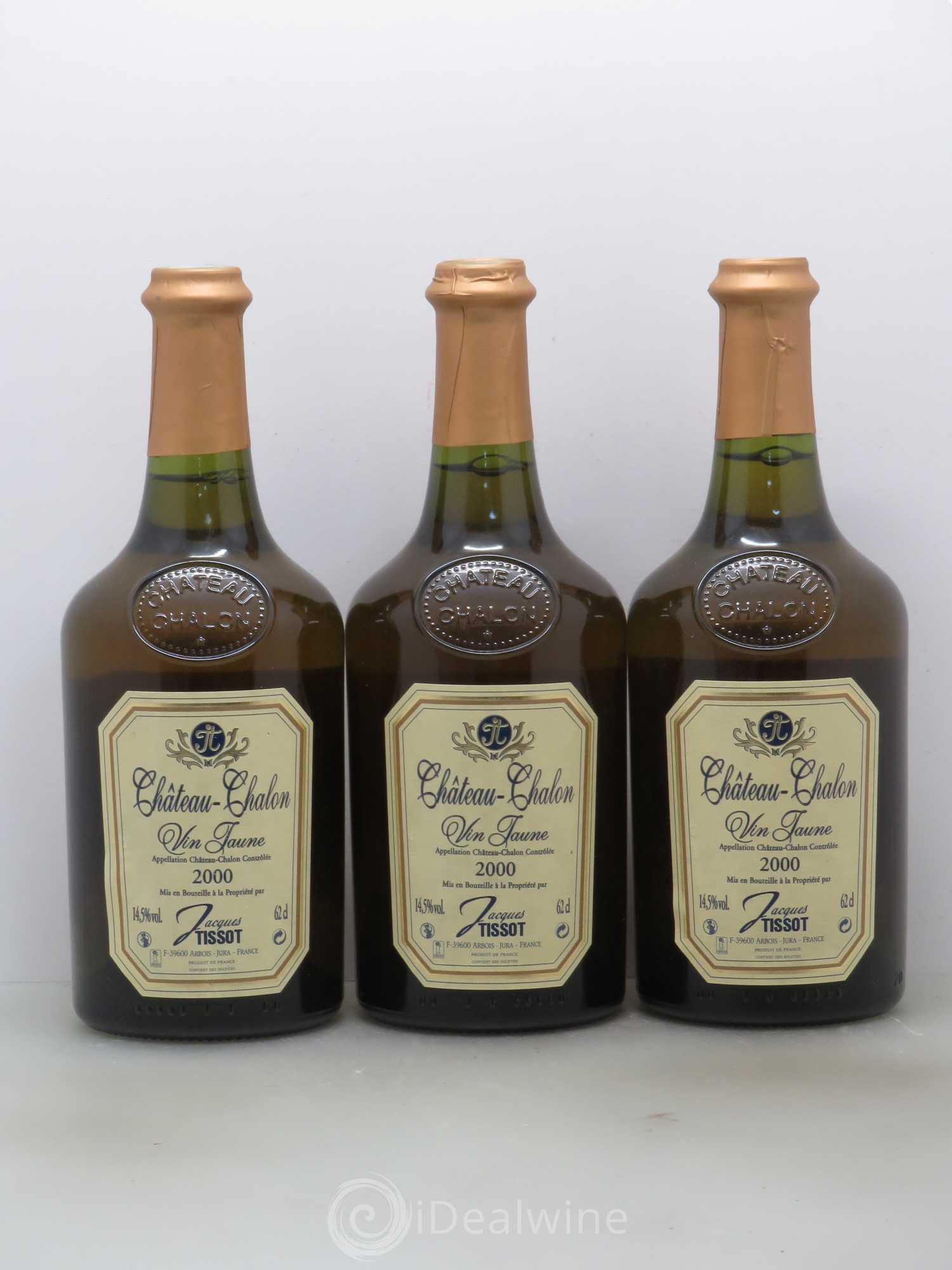 Château-Chalon Jacques Tissot 2000 - Lot de 3 bouteilles - 0