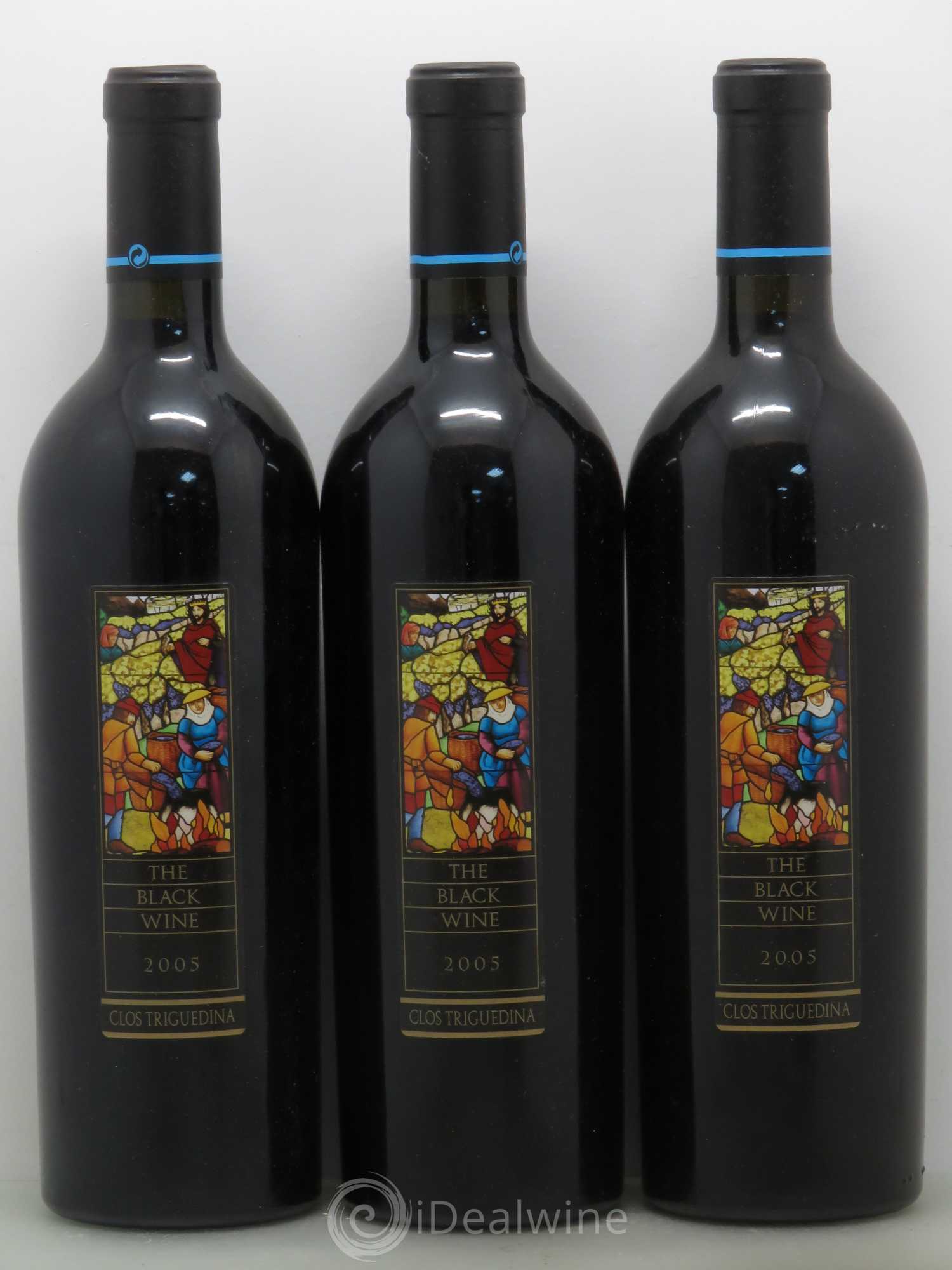 Cahors Clos Triguedina New Black Wine Jean-Luc Baldès 2005 - Lot de 6 bouteilles - 2