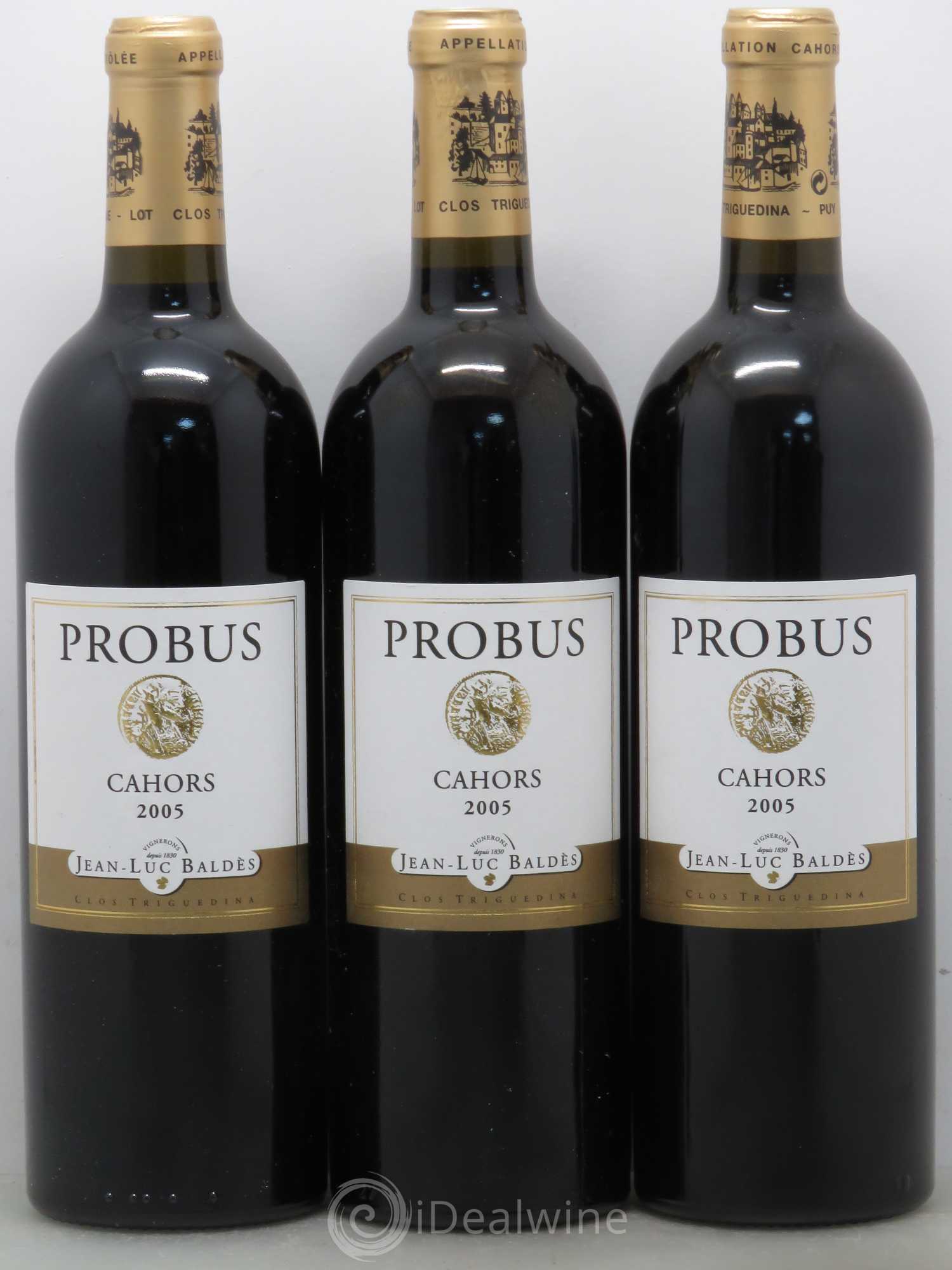 Cahors Clos Triguedina Probus Jean-Luc Baldès 2005 - Lot de 6 bouteilles - 2
