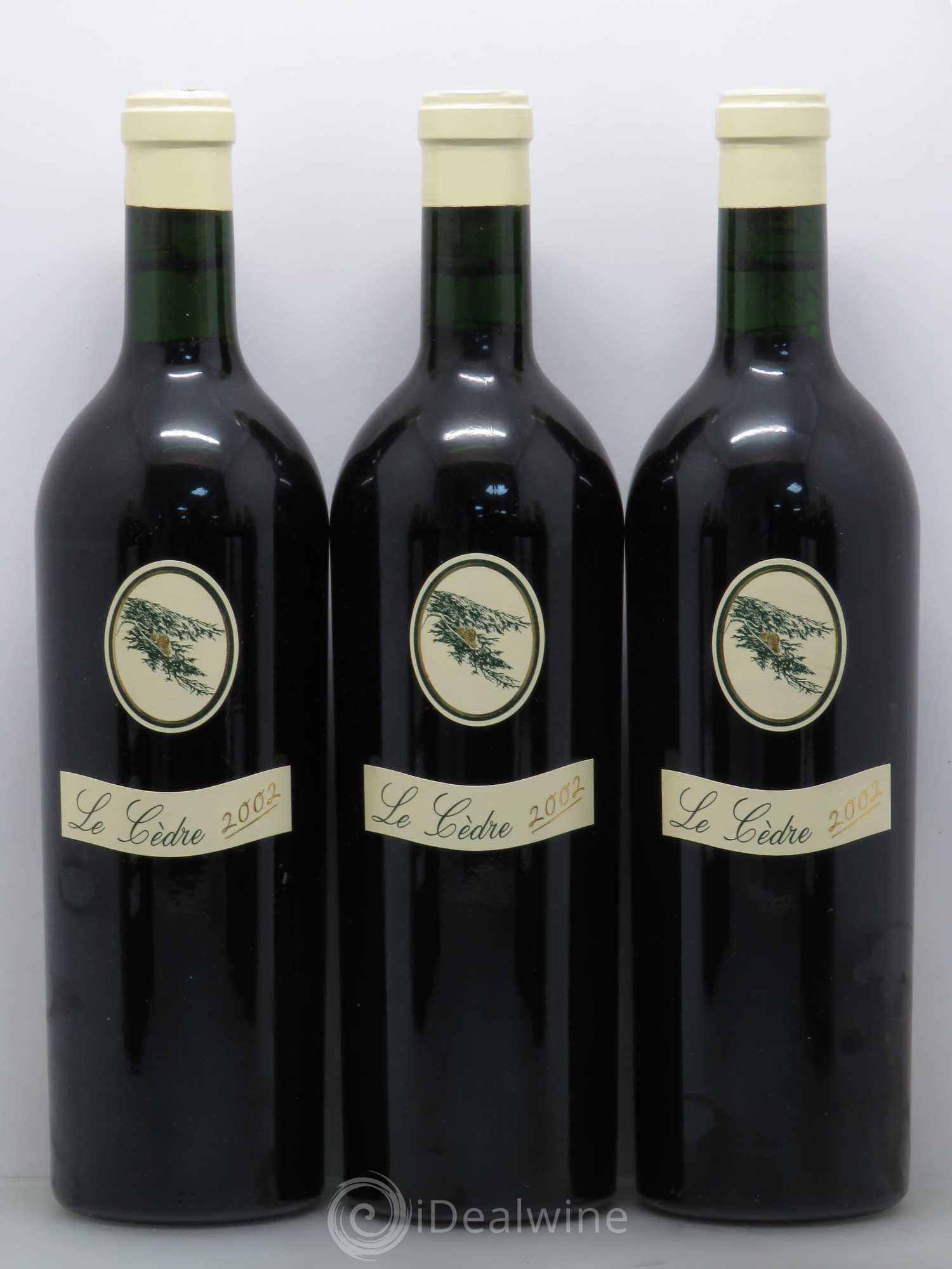 Cahors Château du Cèdre Cuvée Le Cèdre Pascal et Jean-Marc Verhaeghe 2002 - Lot de 6 bouteilles - 1