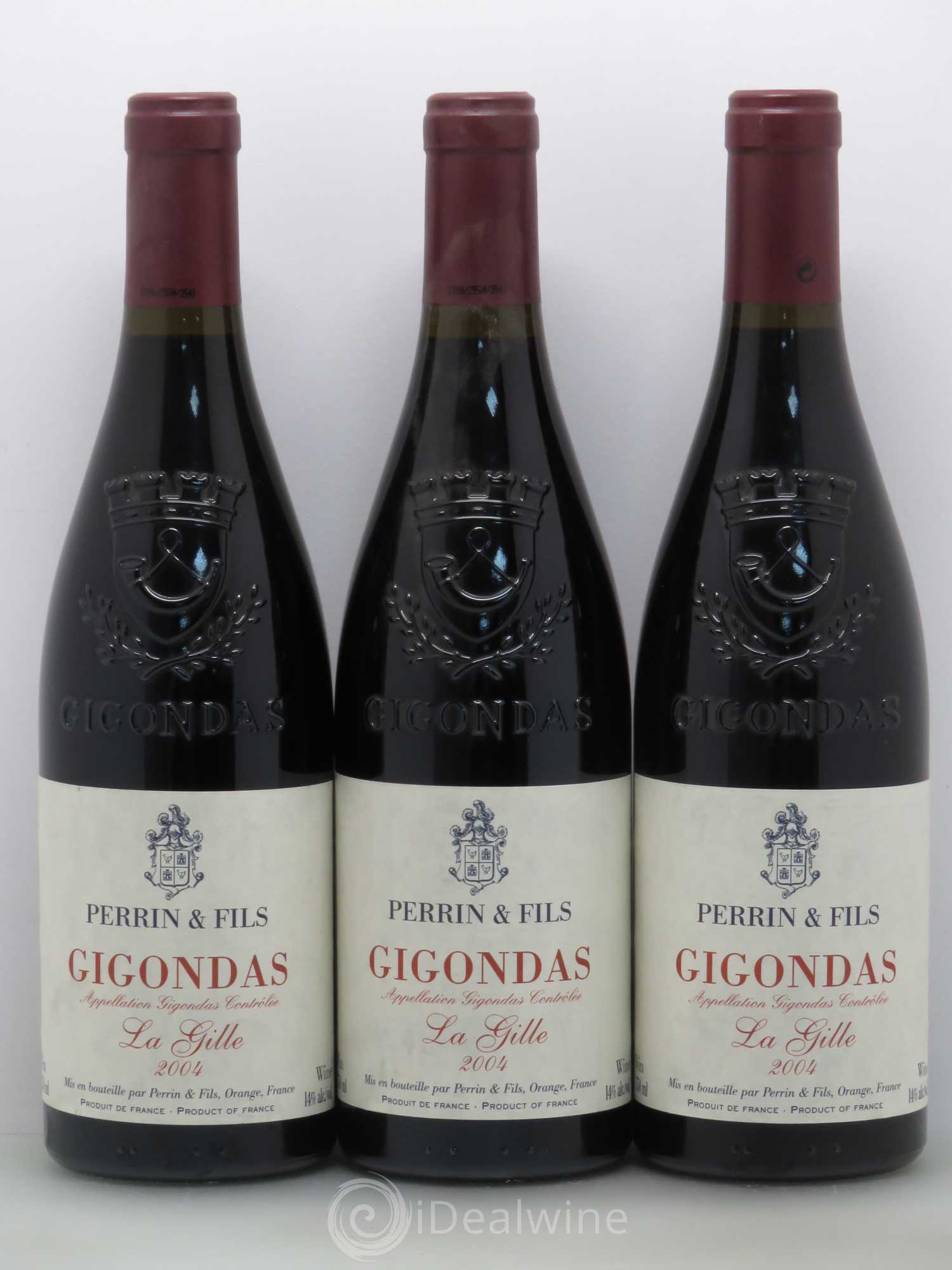 Gigondas Perrin & Fils La Gille 2004 - Posten von 6 Flaschen - 2