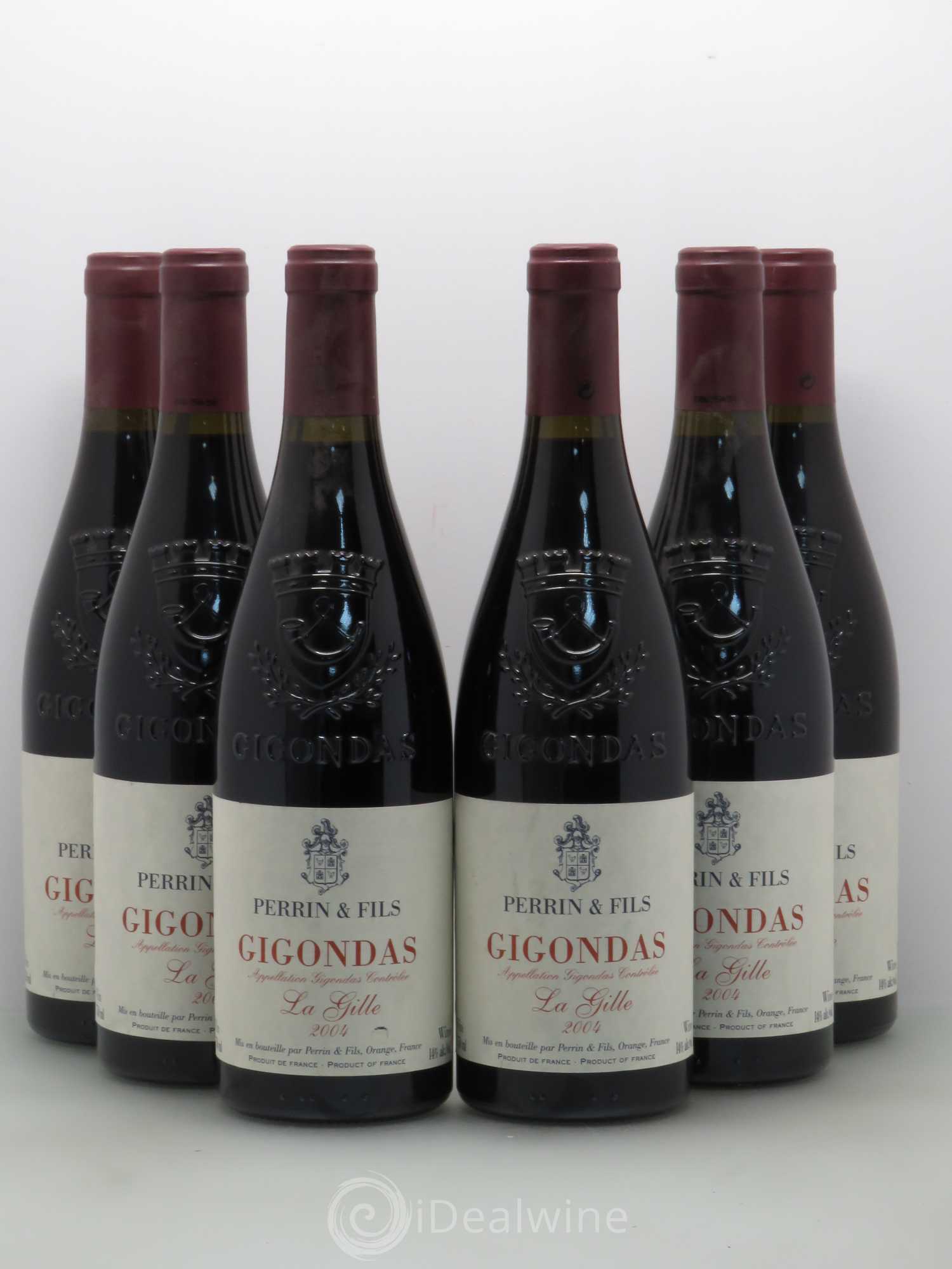 Gigondas Perrin & Fils La Gille 2004 - Posten von 6 Flaschen - 0