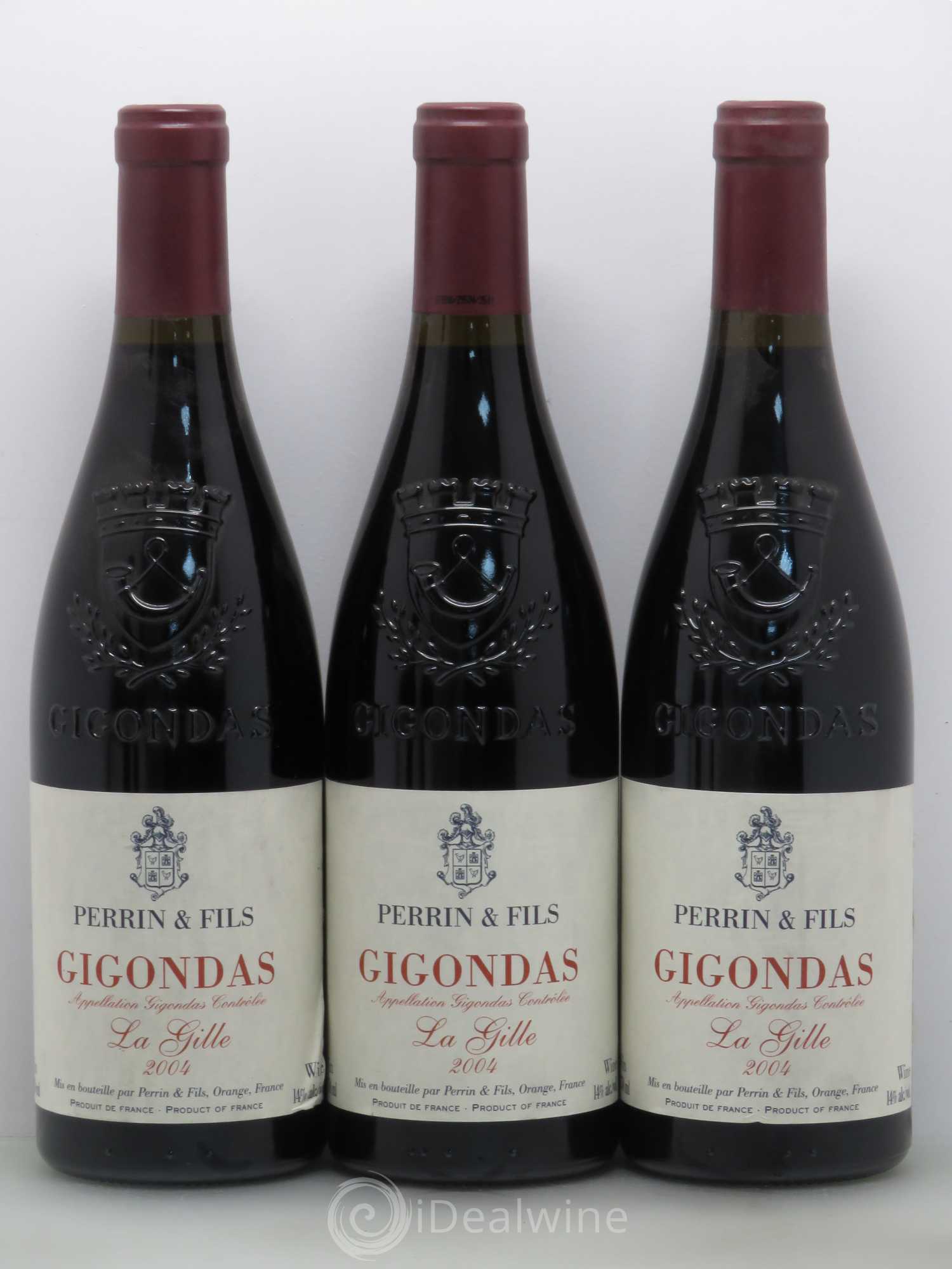 Gigondas Perrin & Fils La Gille 2004 - Posten von 5 Flaschen - 1