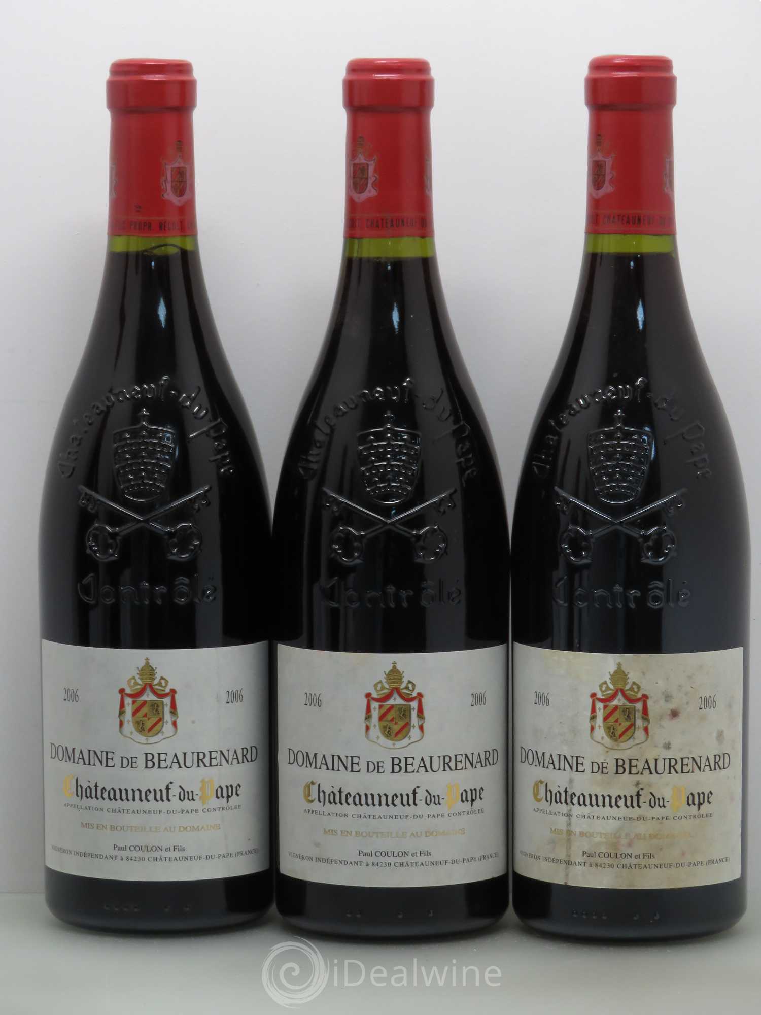 Châteauneuf-du-Pape Beaurenard (Domaine de) 2006 - Lot de 6 bouteilles - 1