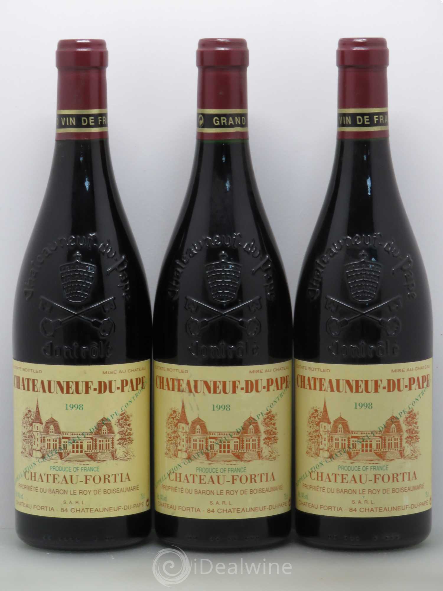 Châteauneuf-du-Pape Château Fortia 1998 - Lot de 6 bouteilles - 2