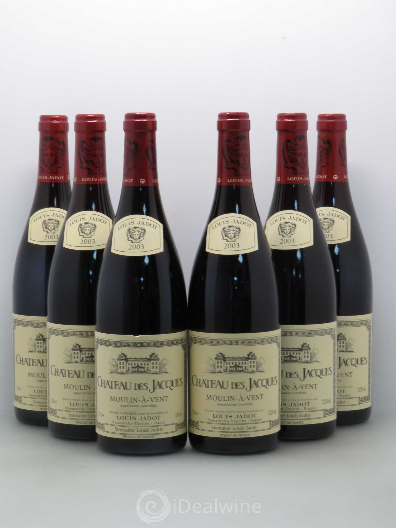 Moulin-à-Vent Château des Jacques 2003 - Lot de 6 bouteilles - 0