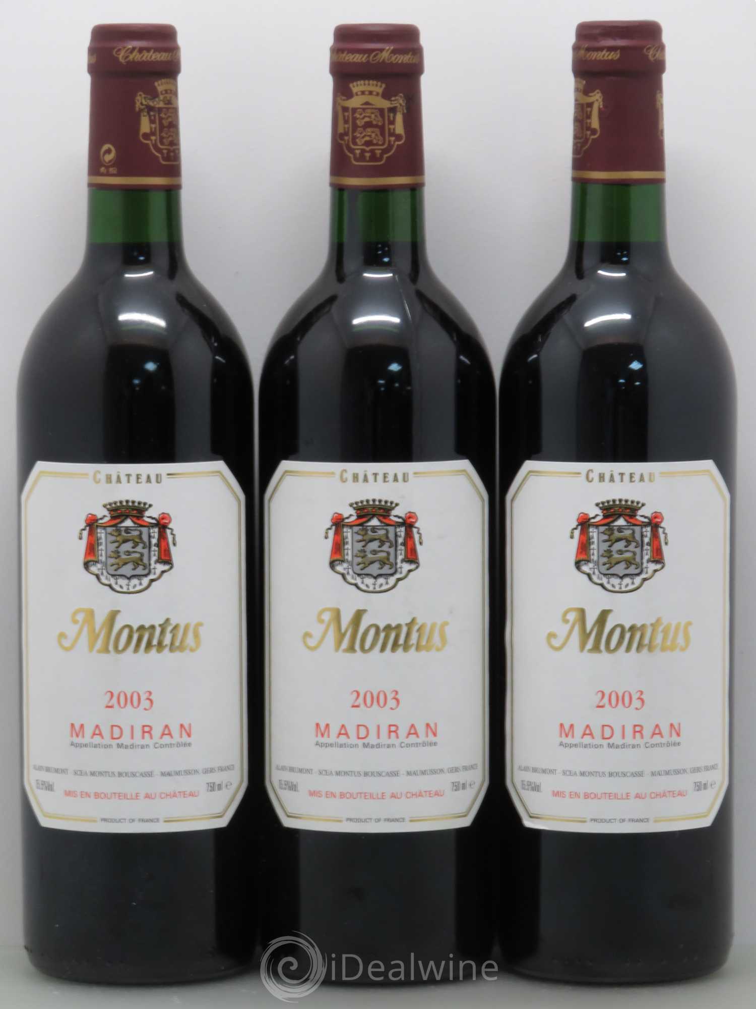 Madiran Château Montus Alain Brumont 2003 - Lot de 6 bouteilles - 2