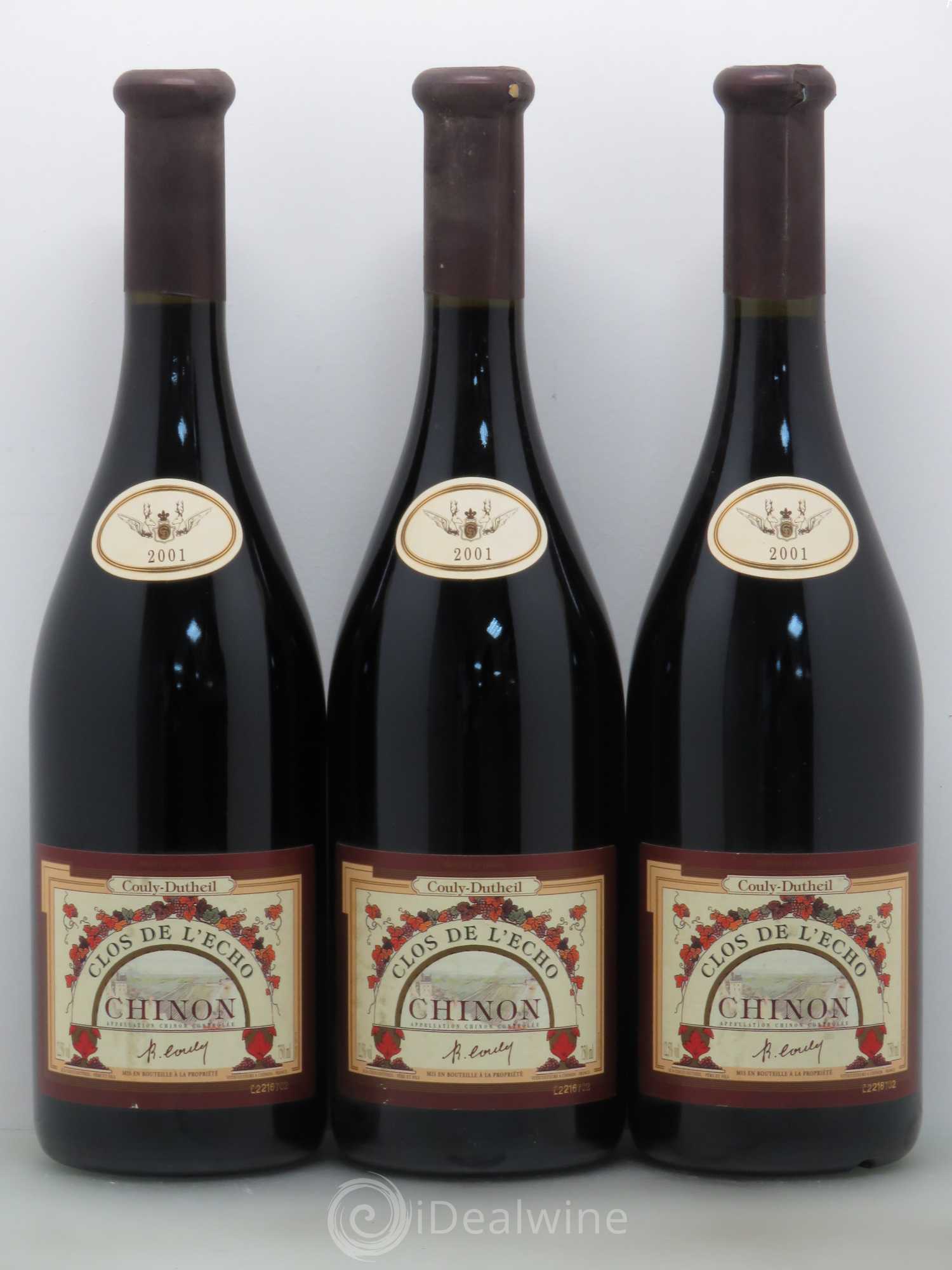 Chinon Clos de l'Echo Couly-Dutheil 2001 - Lot de 6 bouteilles - 2