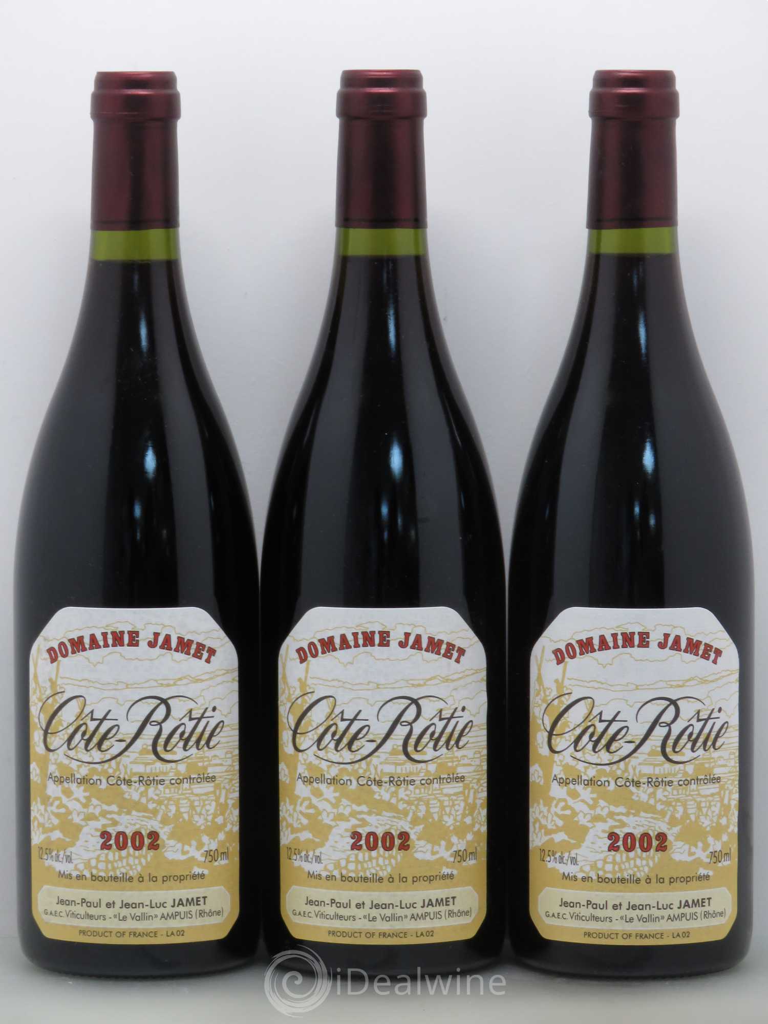 Côte-Rôtie Jamet (Domaine) 2002 - Lot de 6 bouteilles - 1
