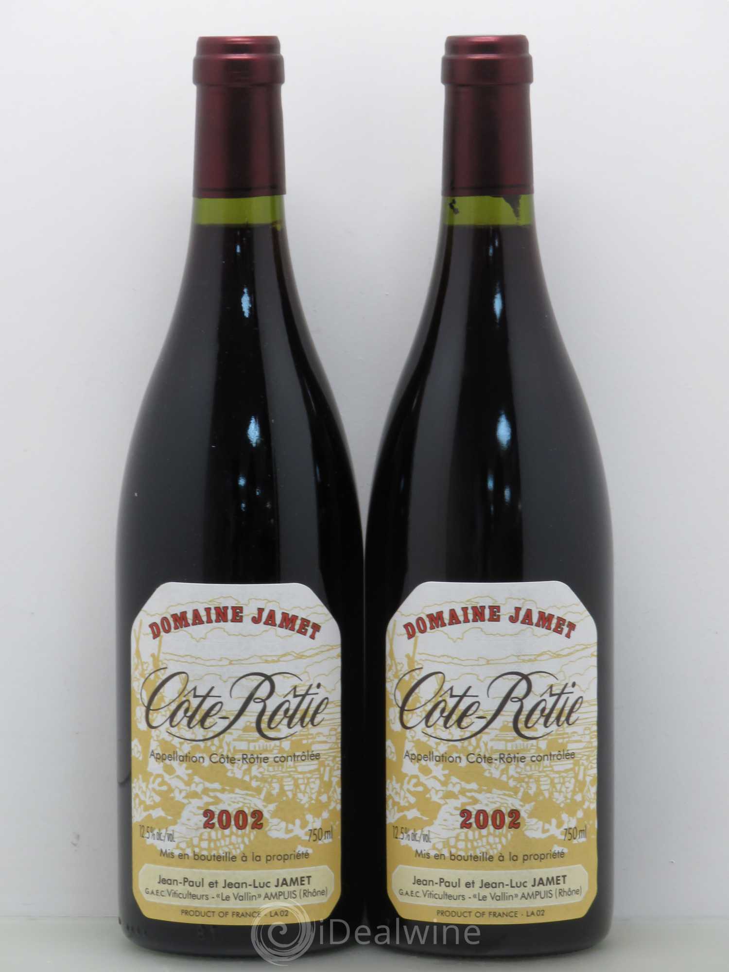 Côte-Rôtie Jamet (Domaine) 2002 - Lot de 2 bouteilles - 0