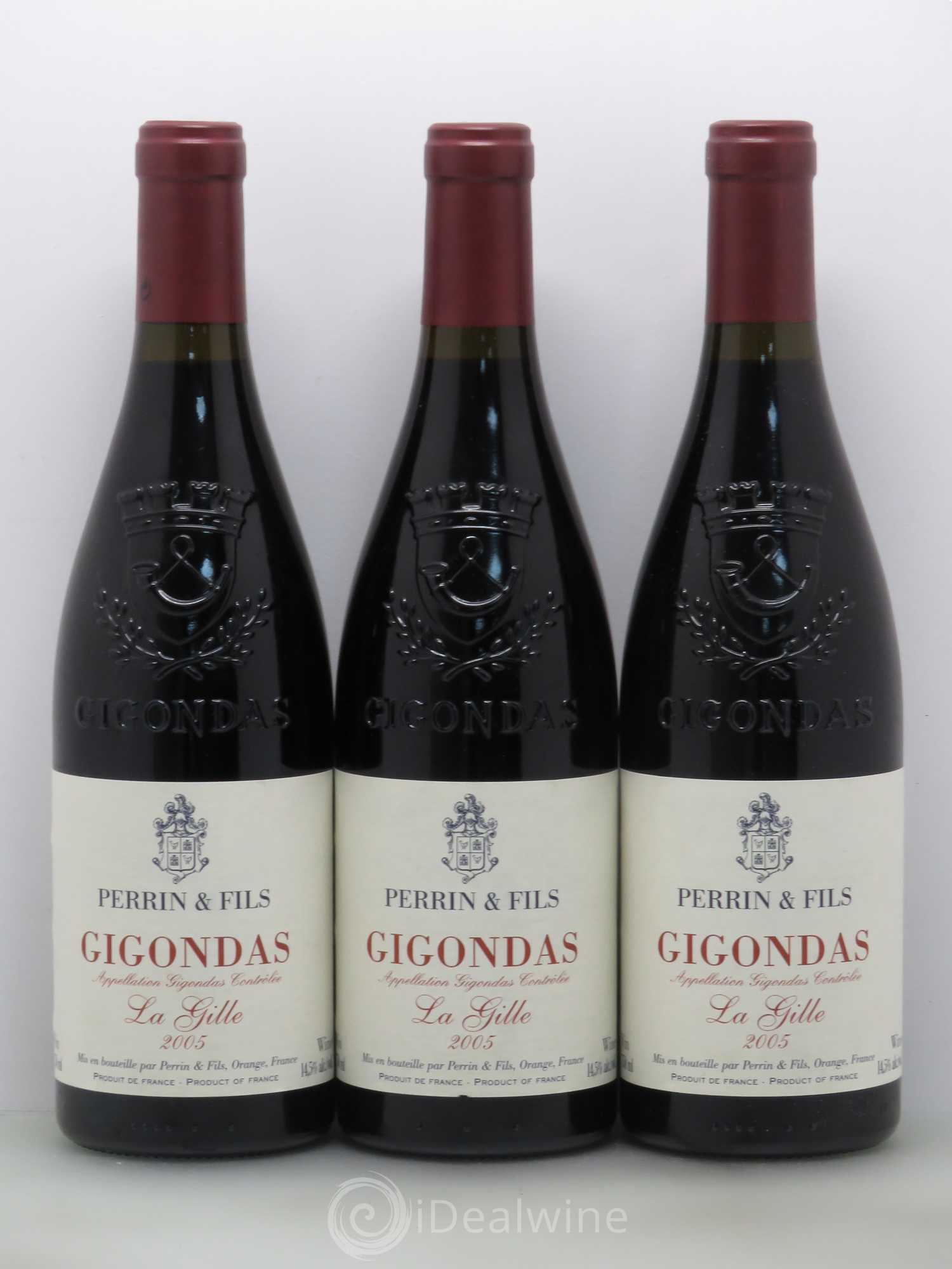Gigondas Perrin & Fils La Gille 2005 - Posten von 6 Flaschen - 2