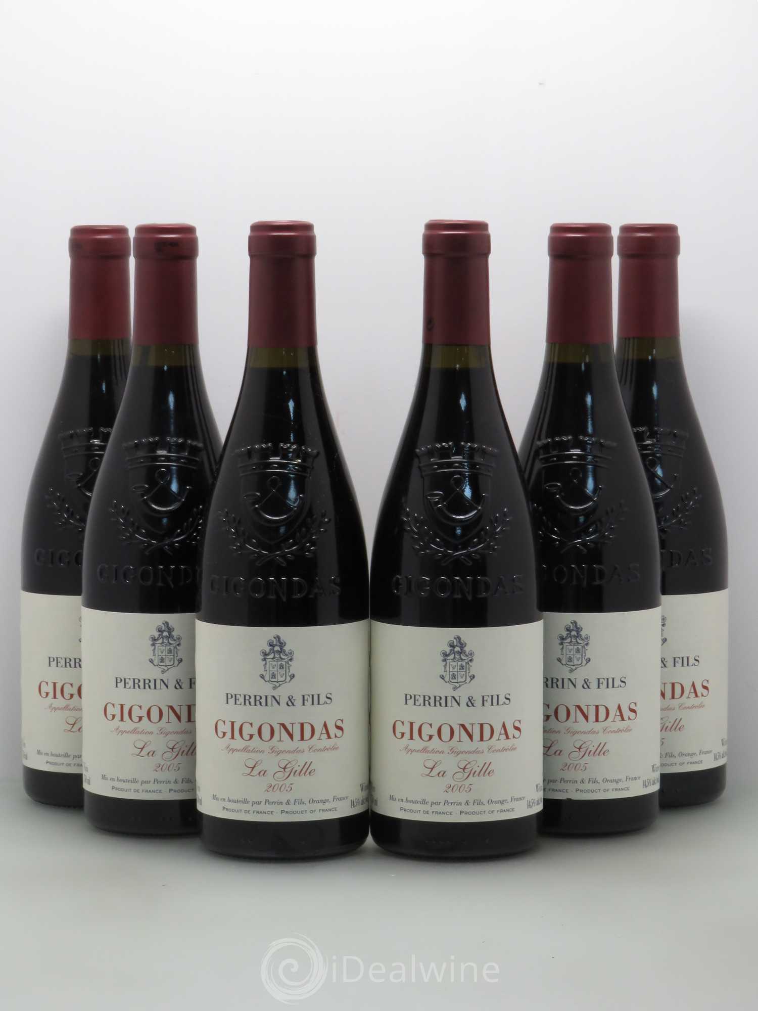 Gigondas Perrin & Fils La Gille 2005 - Posten von 6 Flaschen - 0