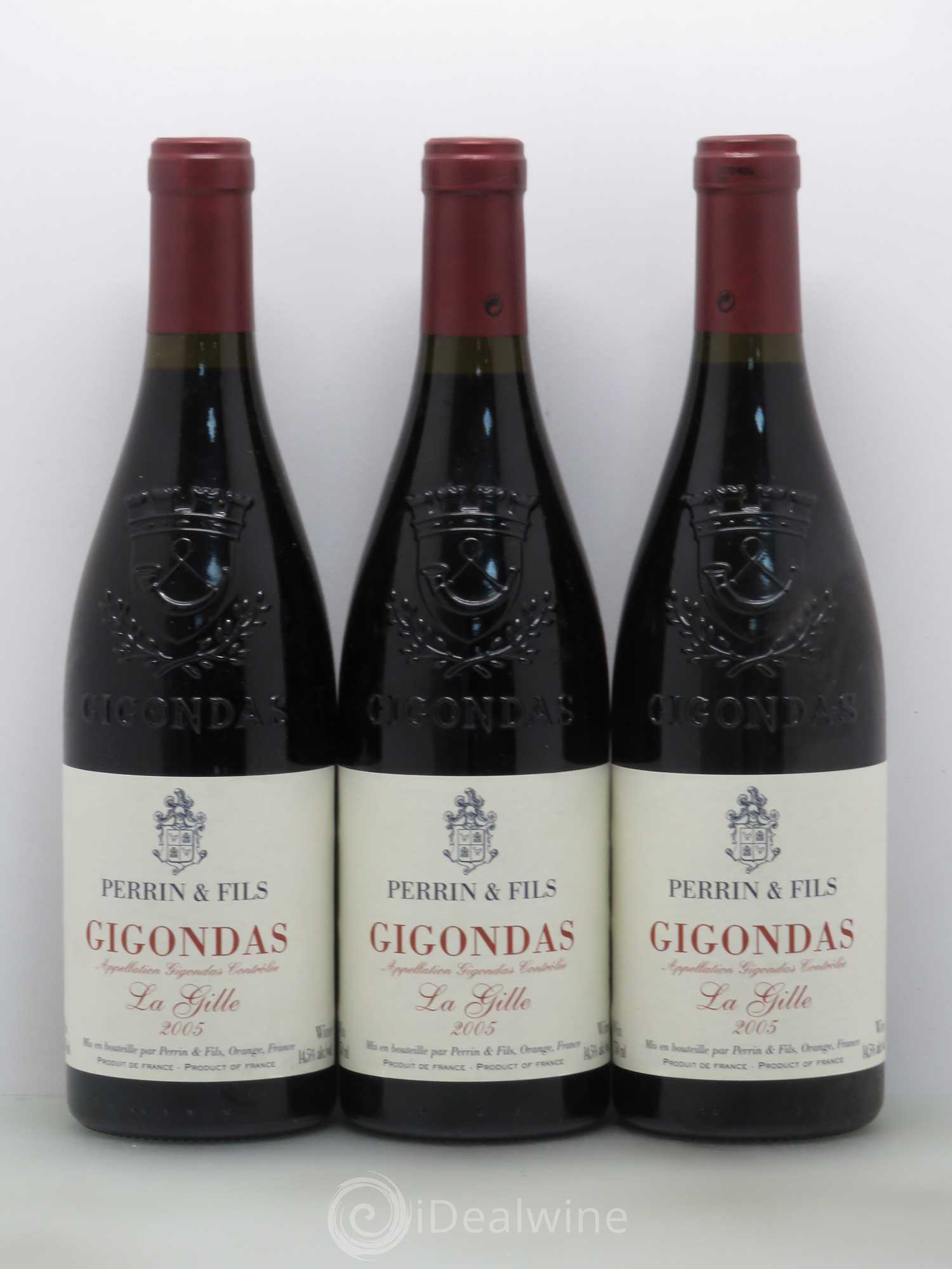 Gigondas Perrin & Fils La Gille 2005 - Posten von 6 Flaschen - 2
